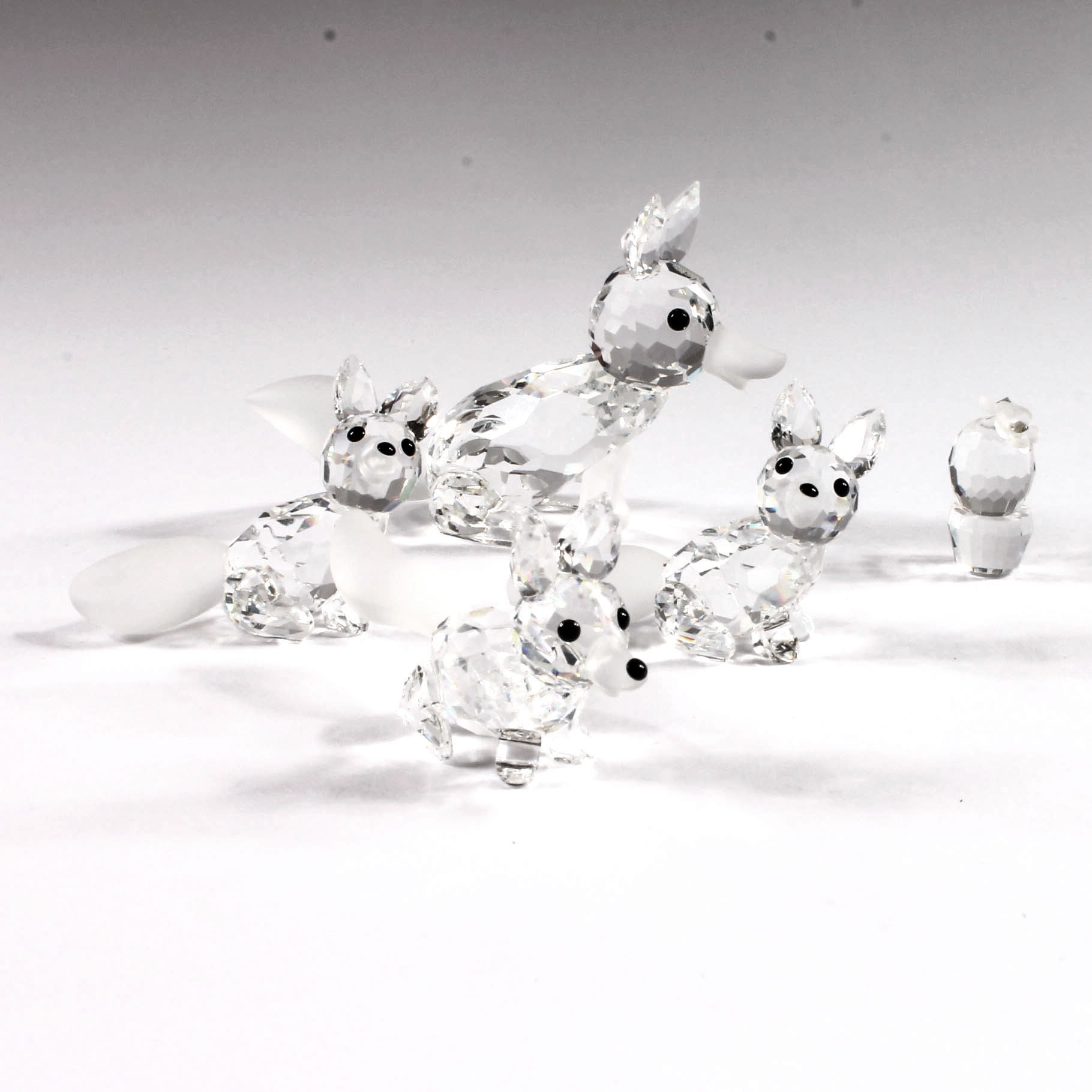 Swarovski Crystal Fox Figurine Collection