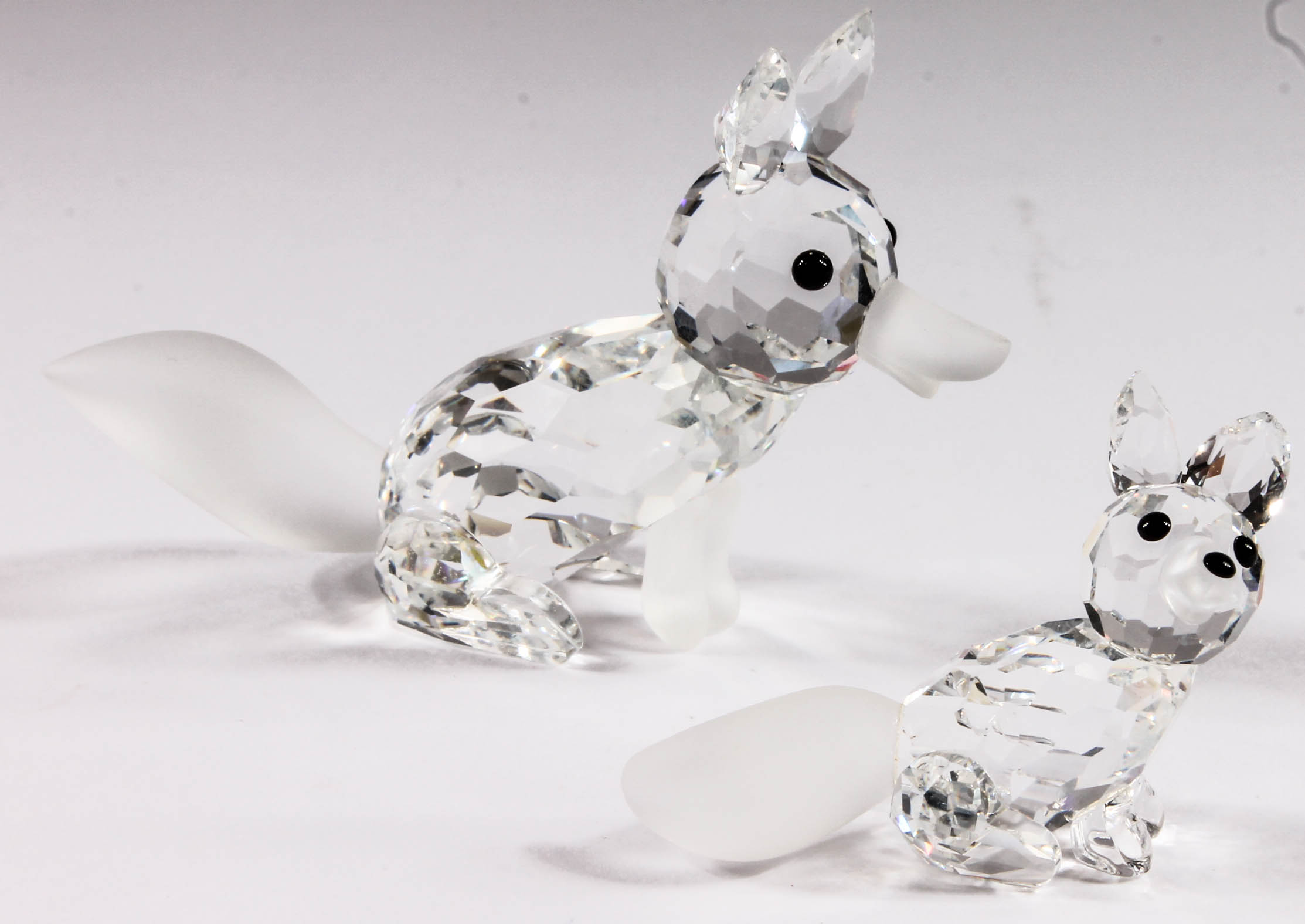 Swarovski Crystal Fox Figurine Collection