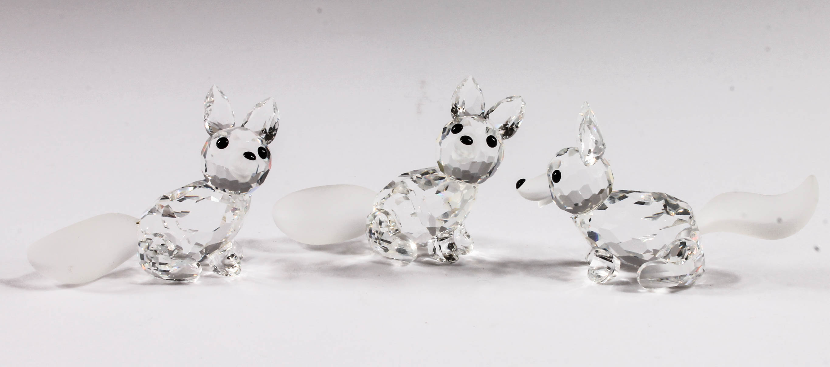 Swarovski Crystal Fox Figurine Collection