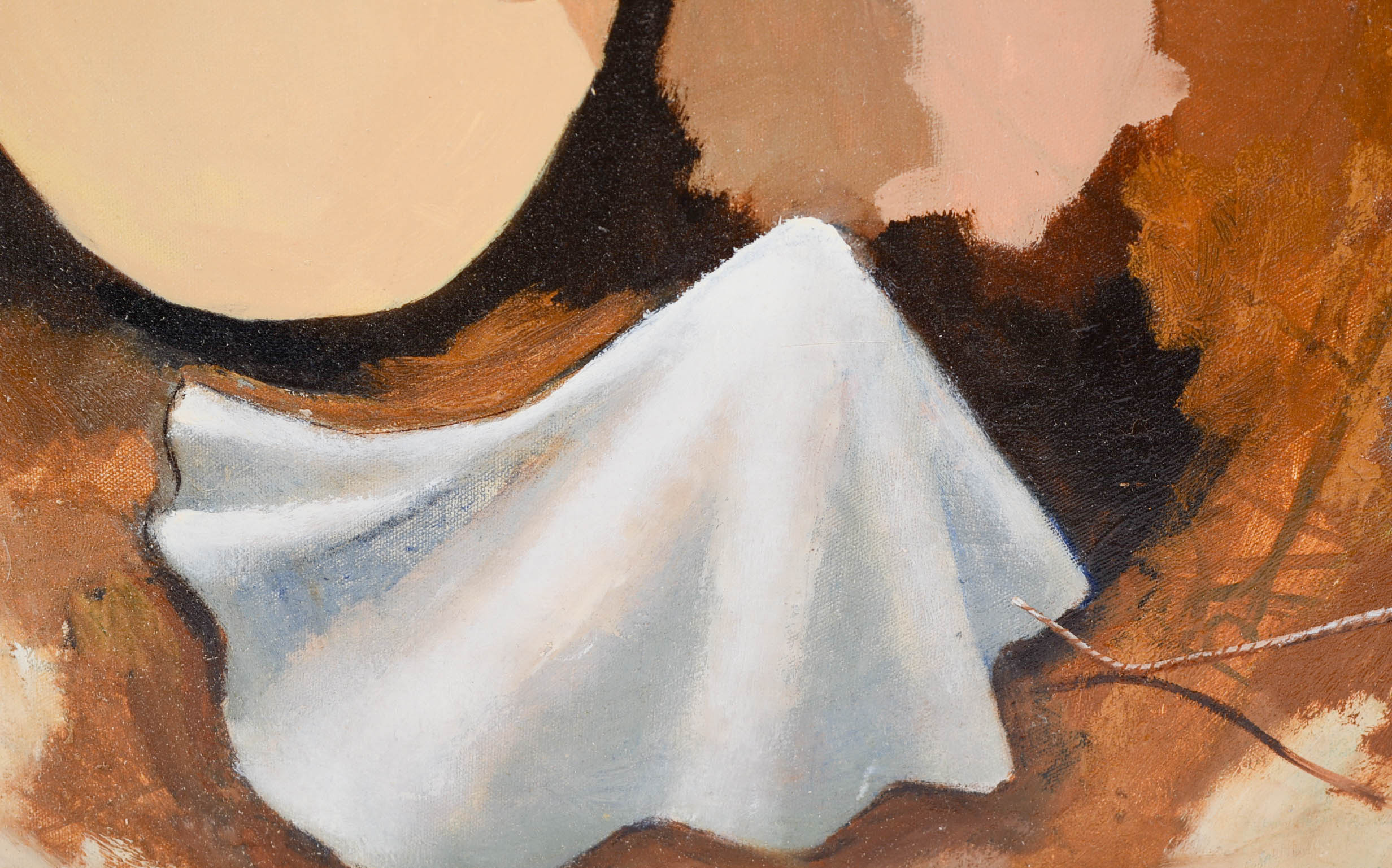 Edgar Yaeger Original 1936 Surrealist Oil on Canvas "Irene"