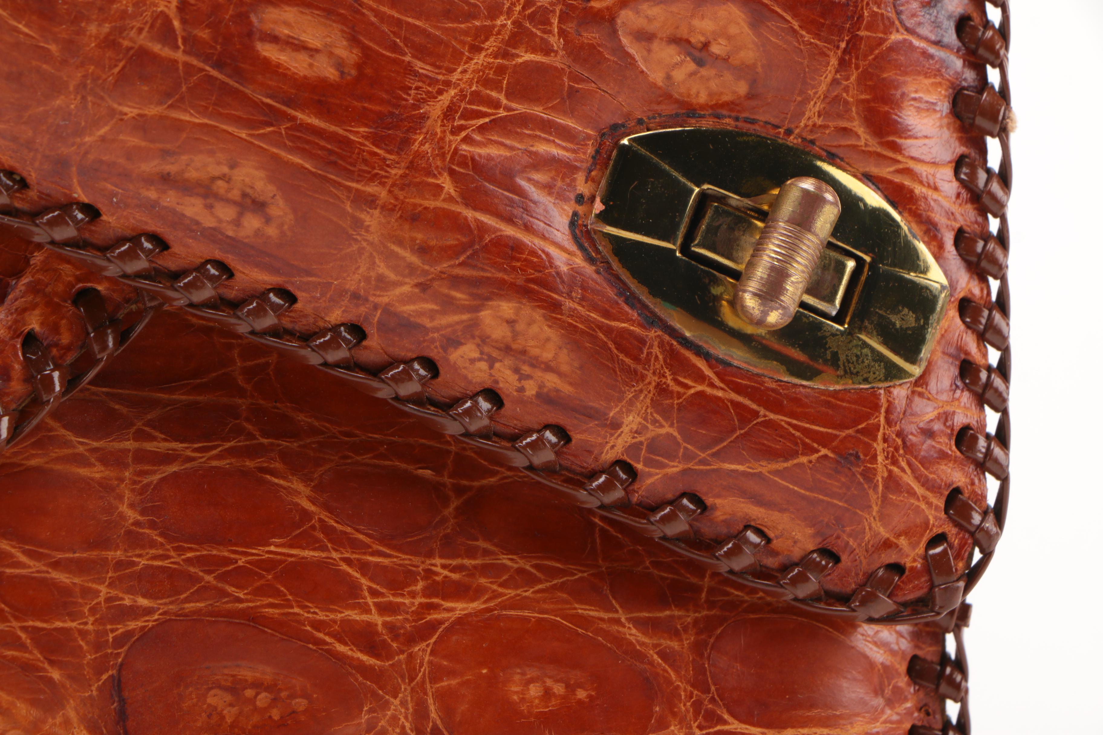 Alligator and Embossed Leather Bags