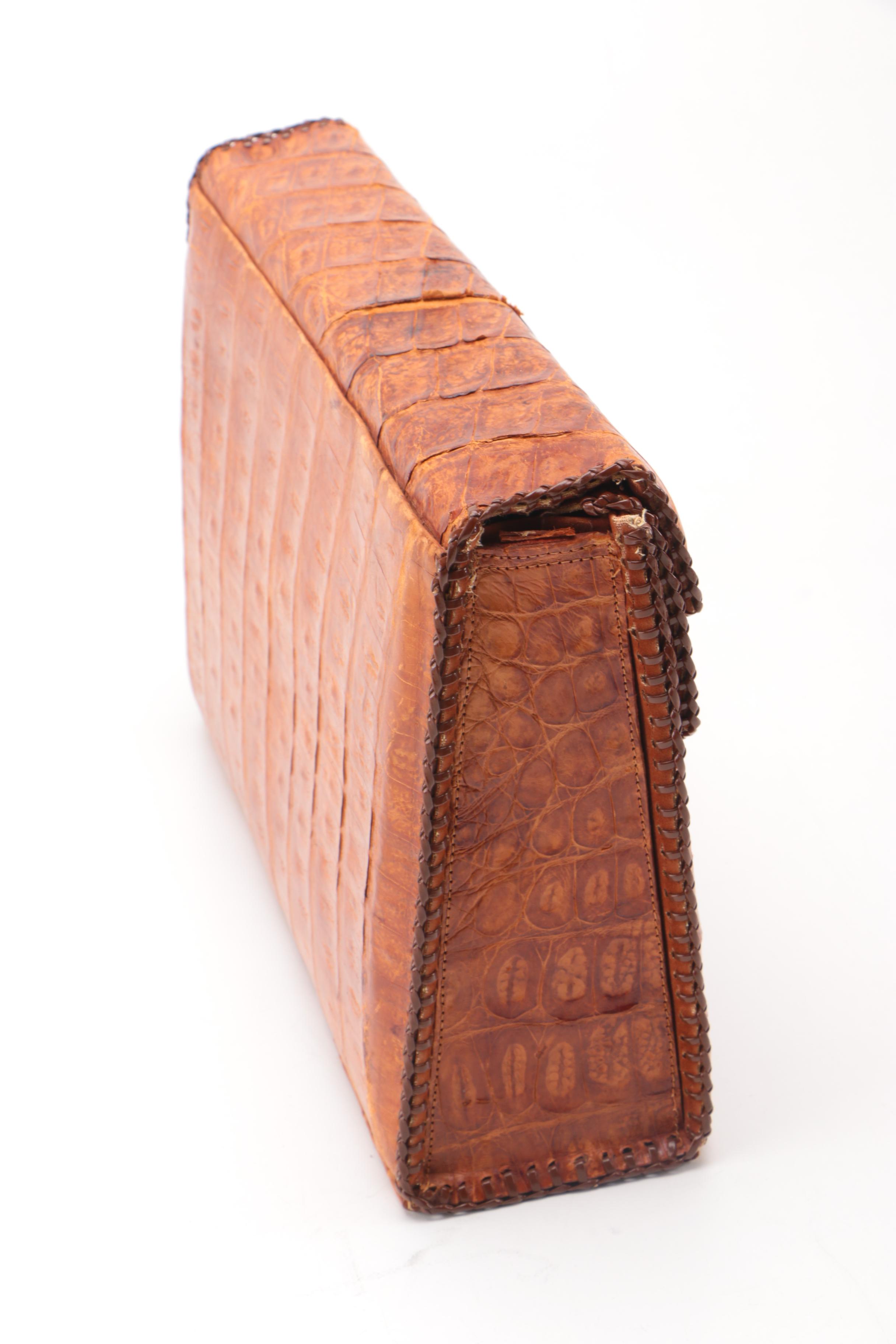 Alligator and Embossed Leather Bags