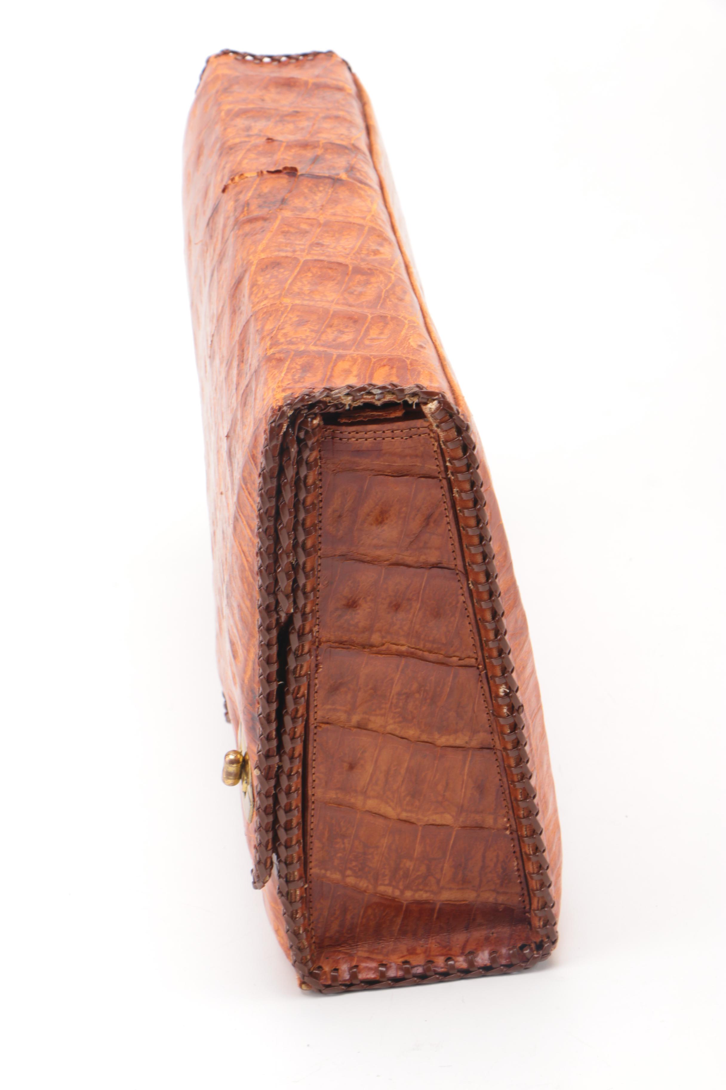 Alligator and Embossed Leather Bags