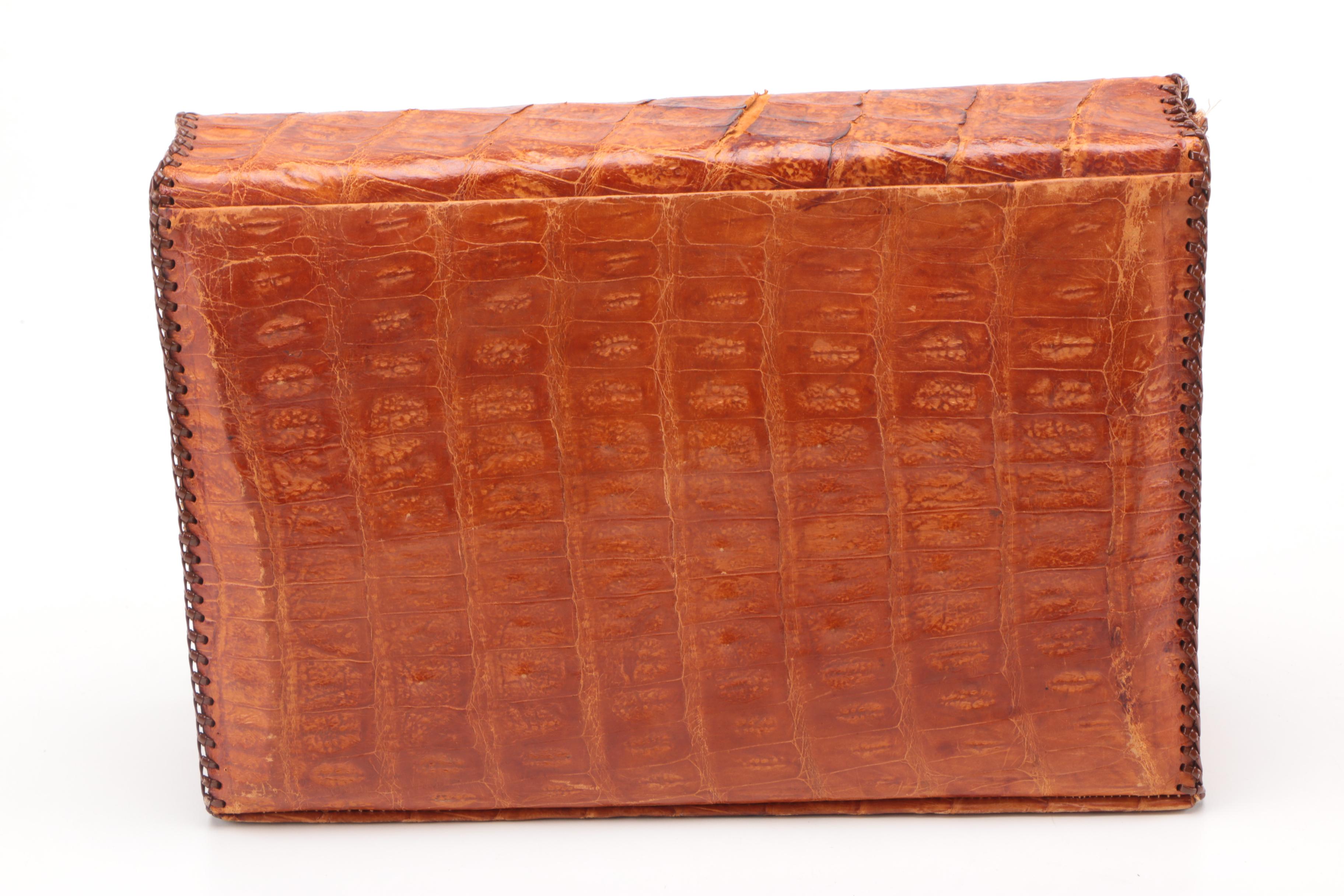 Alligator and Embossed Leather Bags