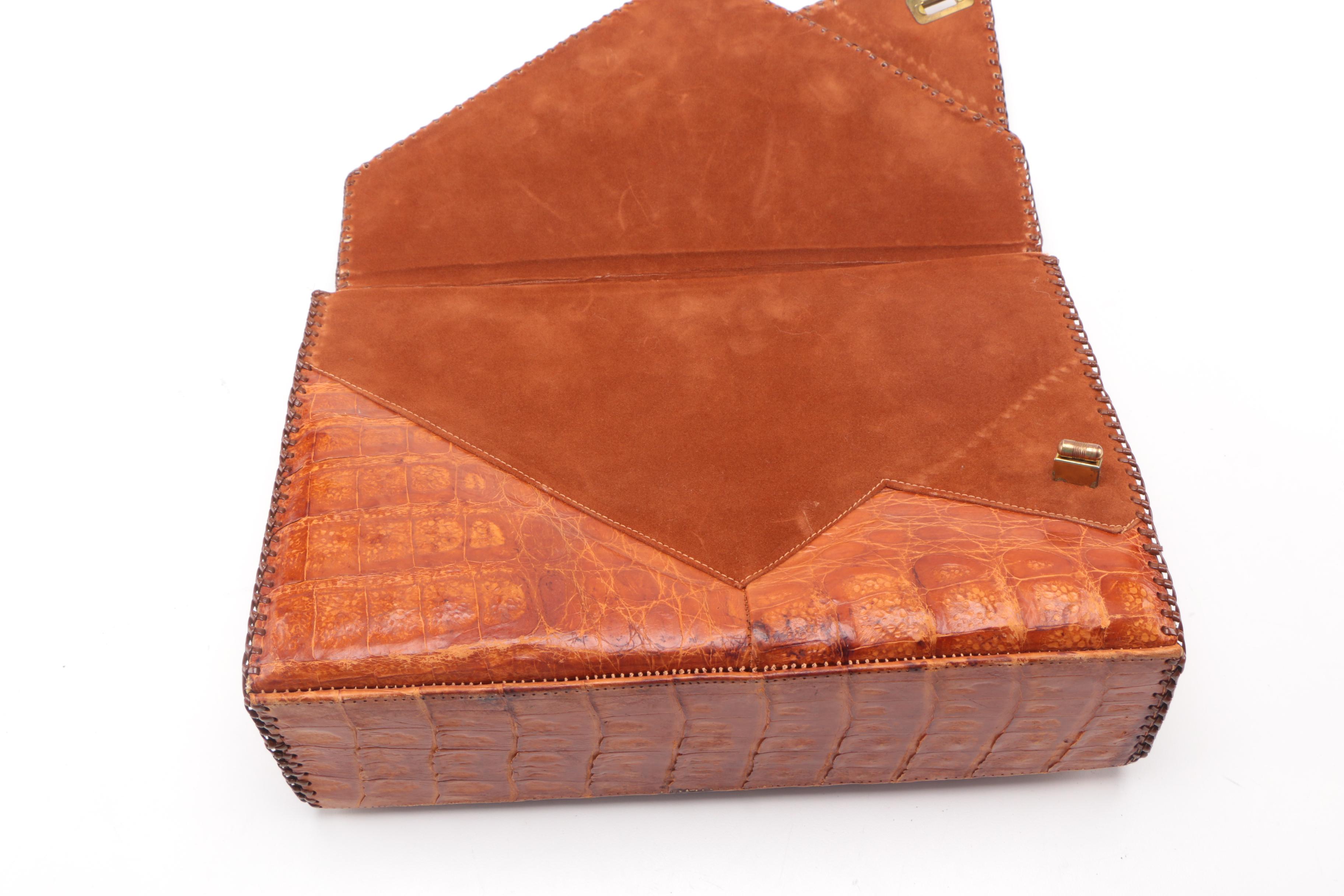 Alligator and Embossed Leather Bags
