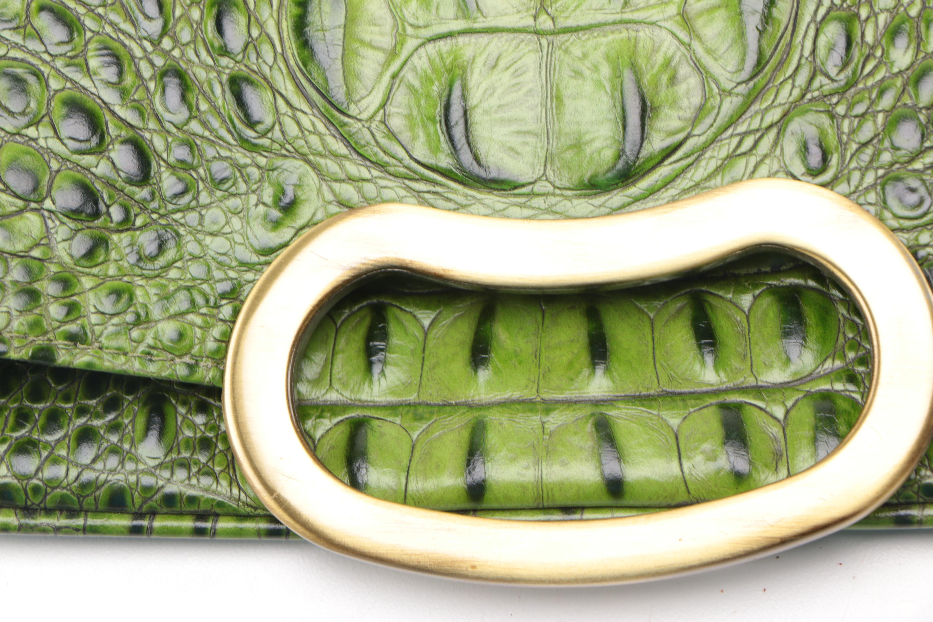 Alligator and Embossed Leather Bags