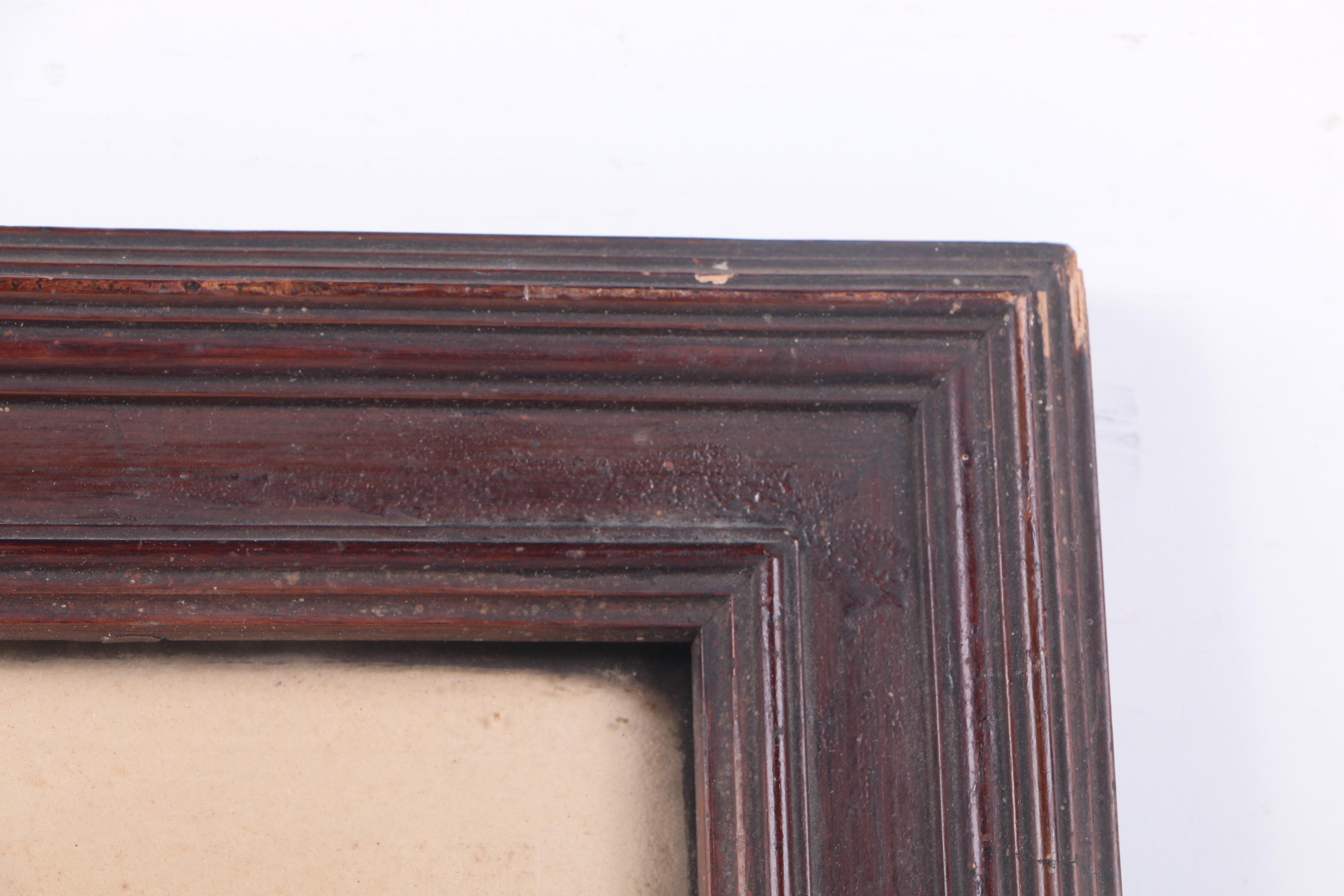 Antique German Language Military Service Shadow Box