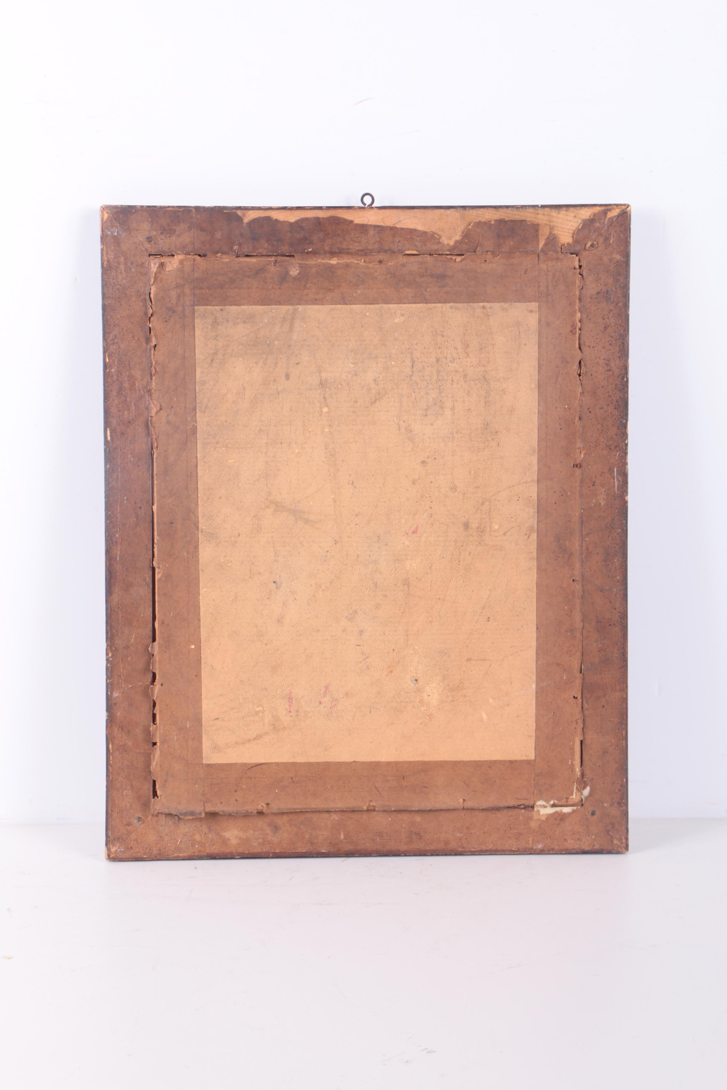 Antique German Language Military Service Shadow Box