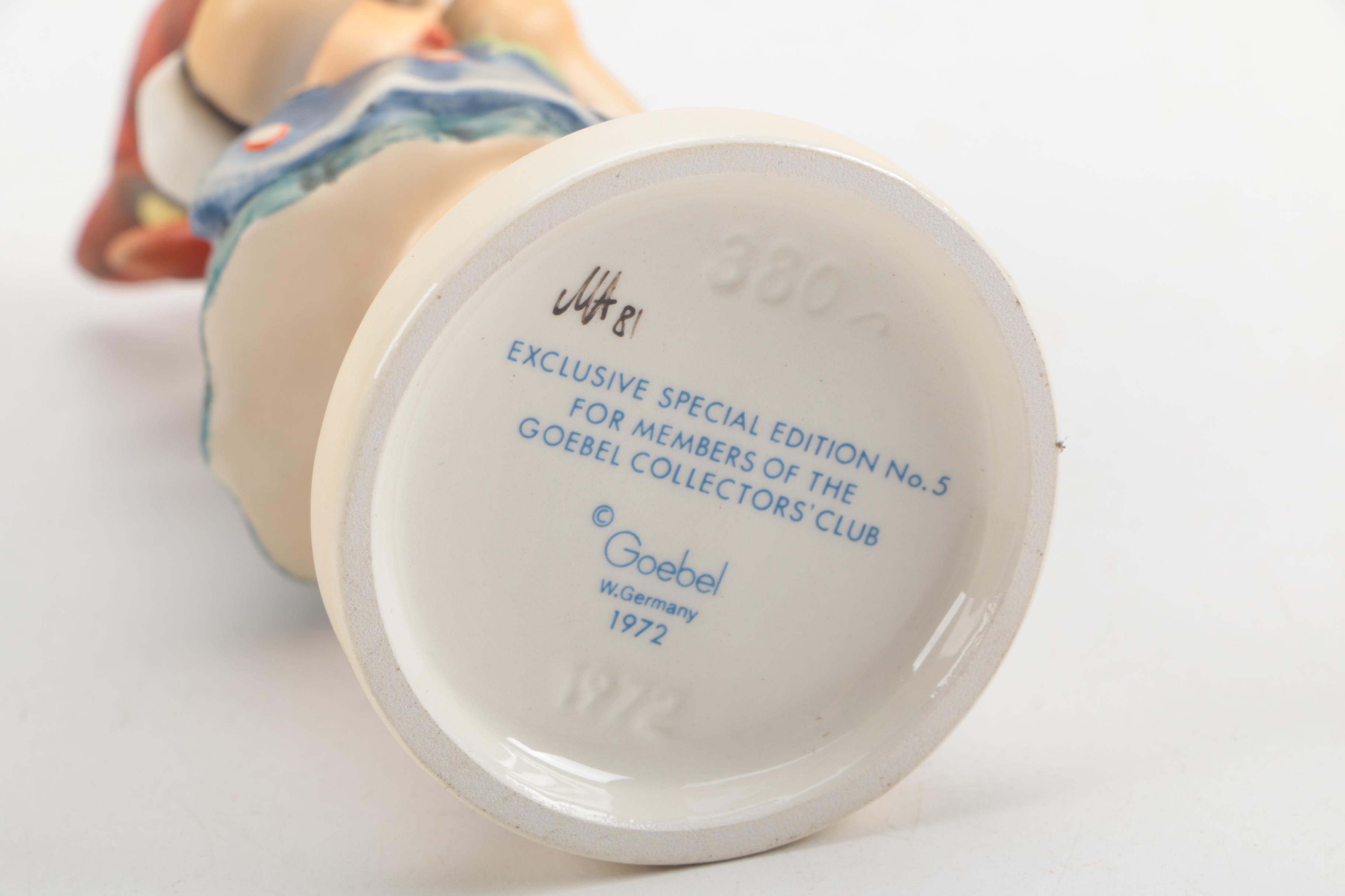 Group of Goebel Collectors Club Hummel Figurines