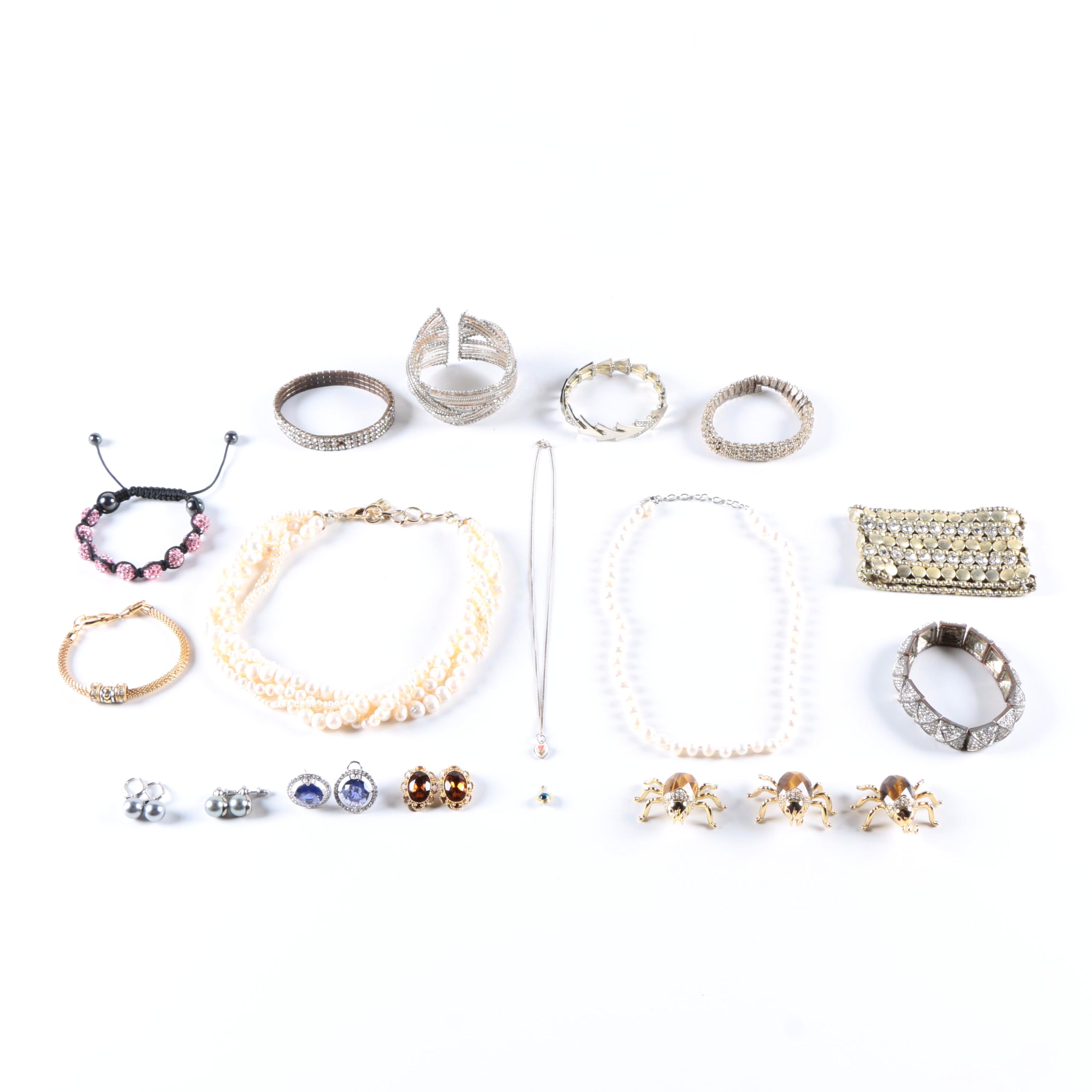 Assortment of Costume Jewelry