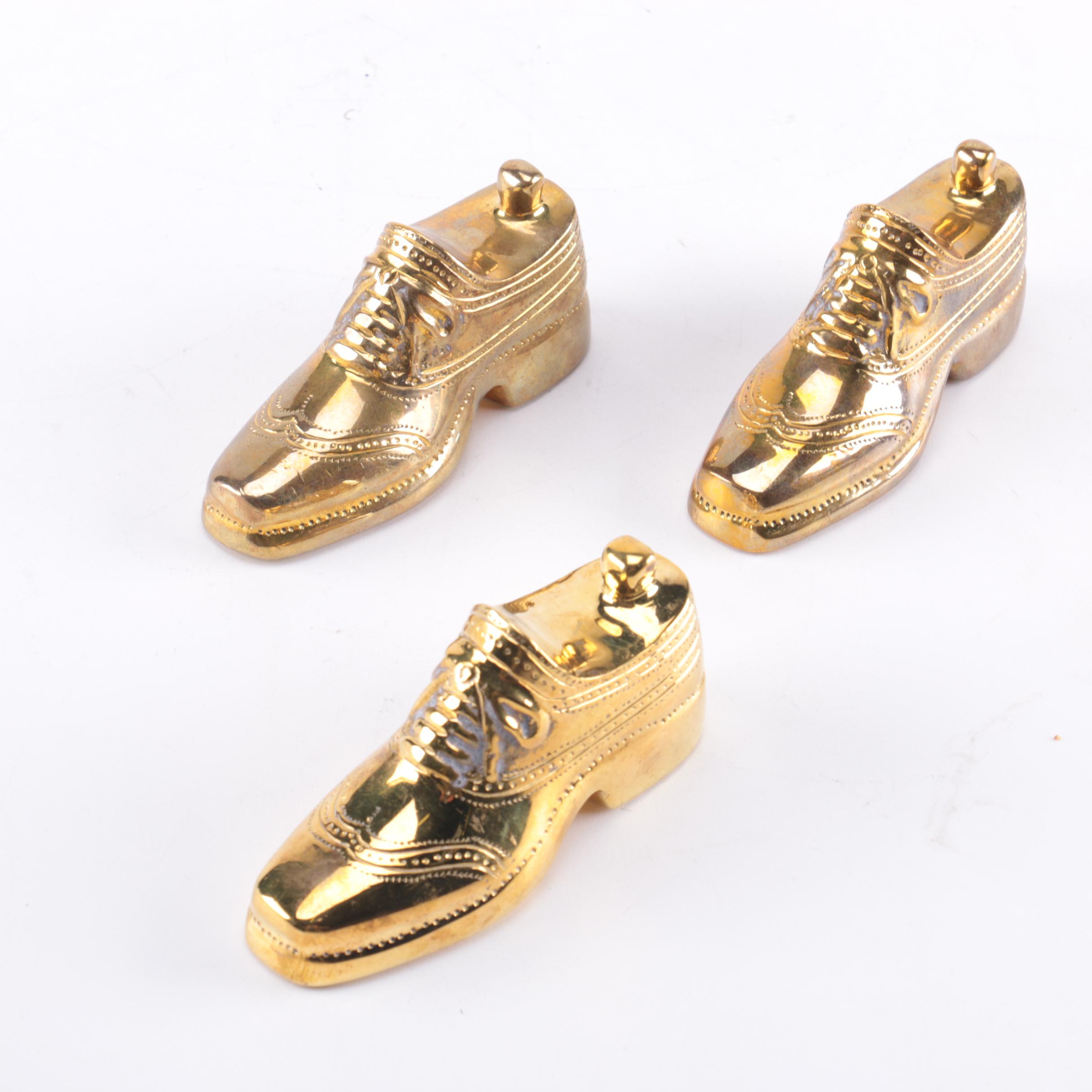 Jonathan Adler Brass Brogue Shoe Bottle Openers