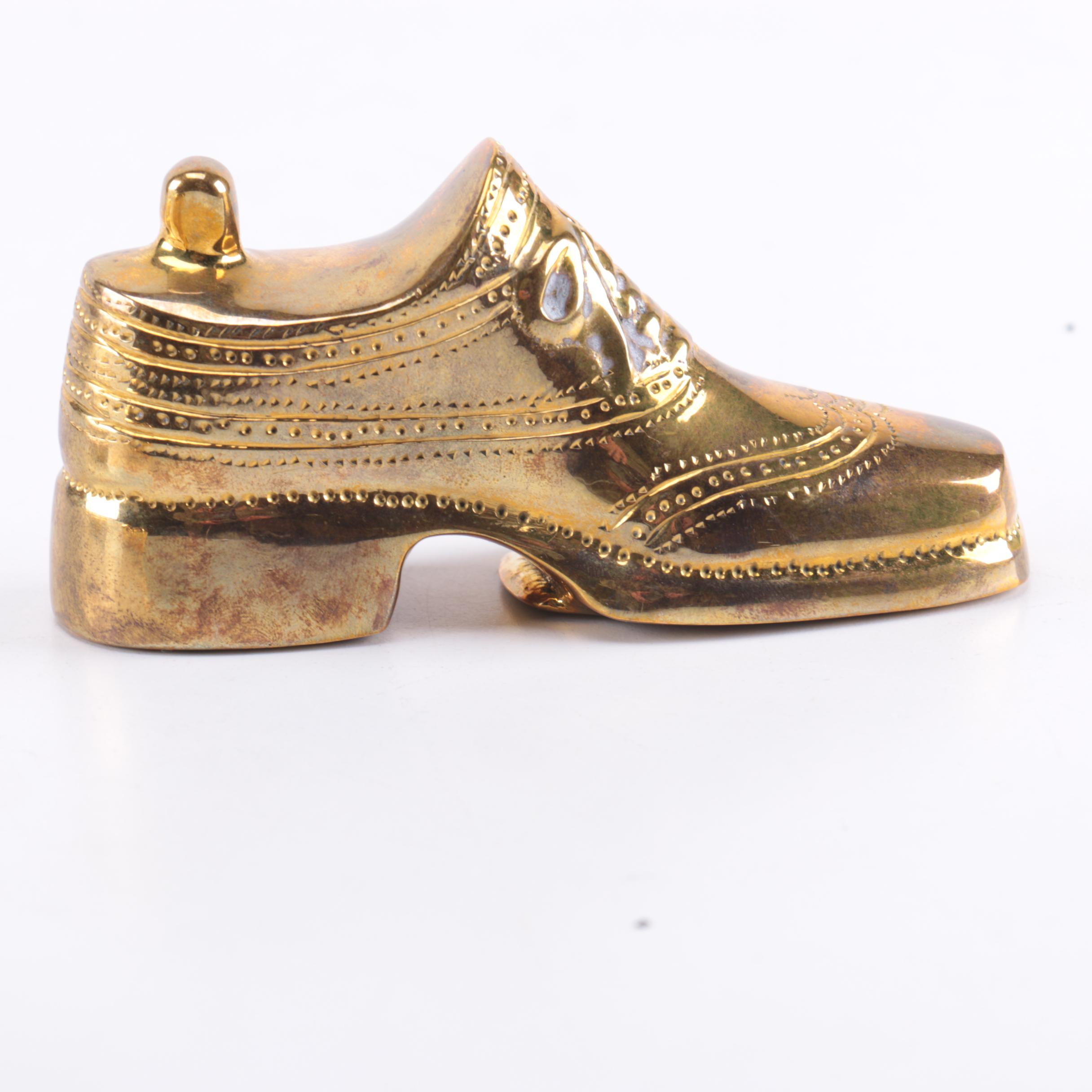 Jonathan Adler Brass Brogue Shoe Bottle Openers