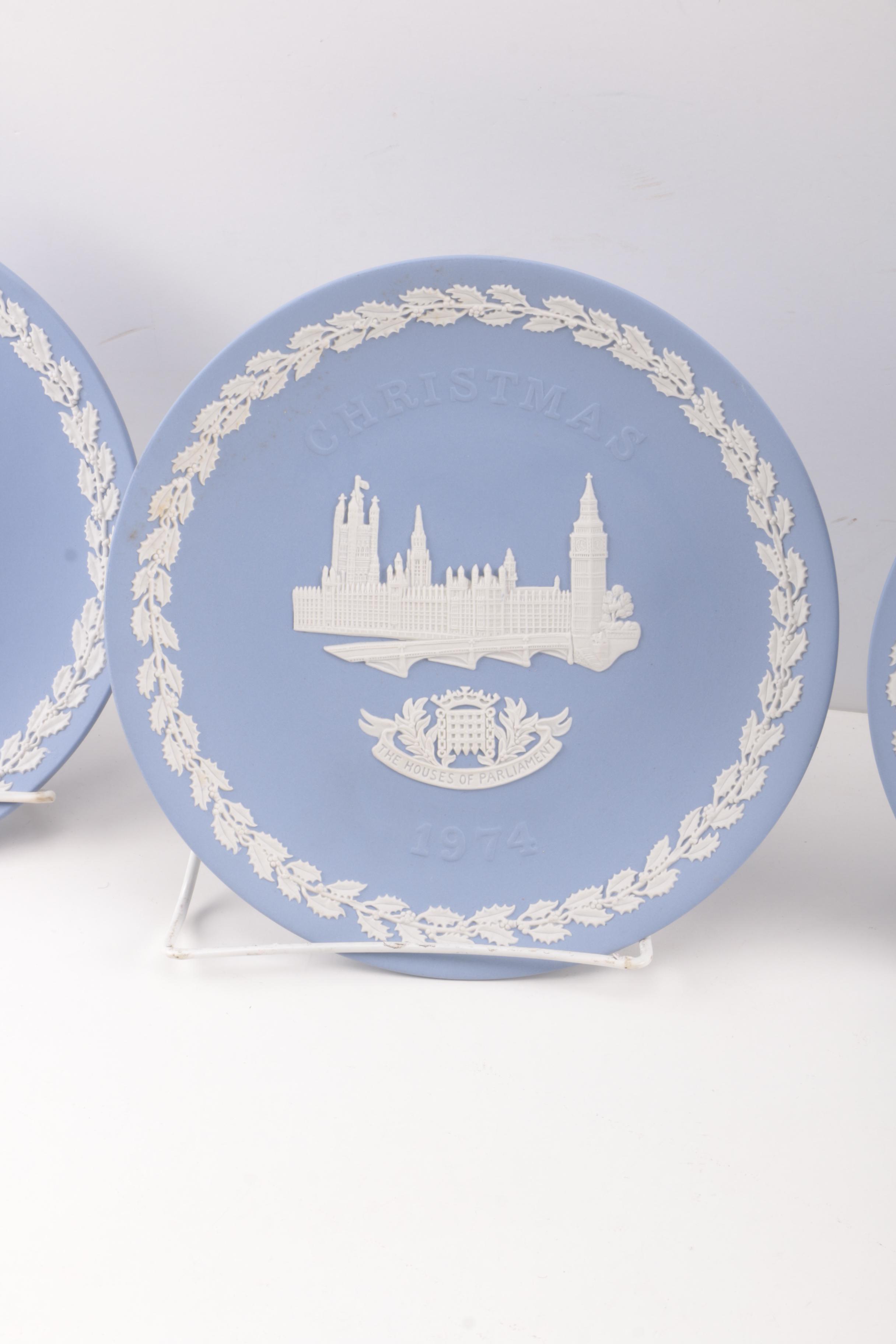 Twelve Wedgwood Christmas Plates
