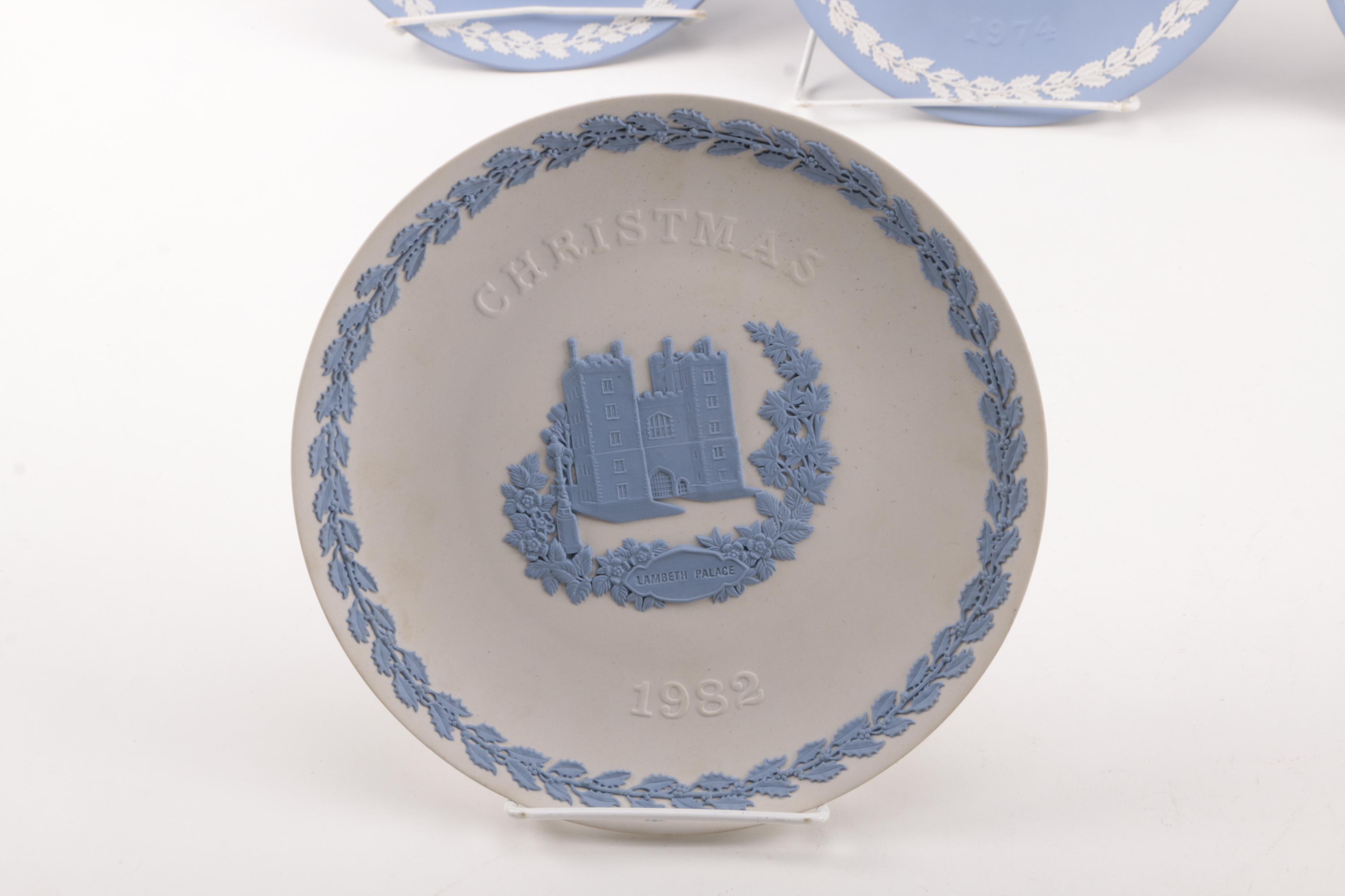 Twelve Wedgwood Christmas Plates
