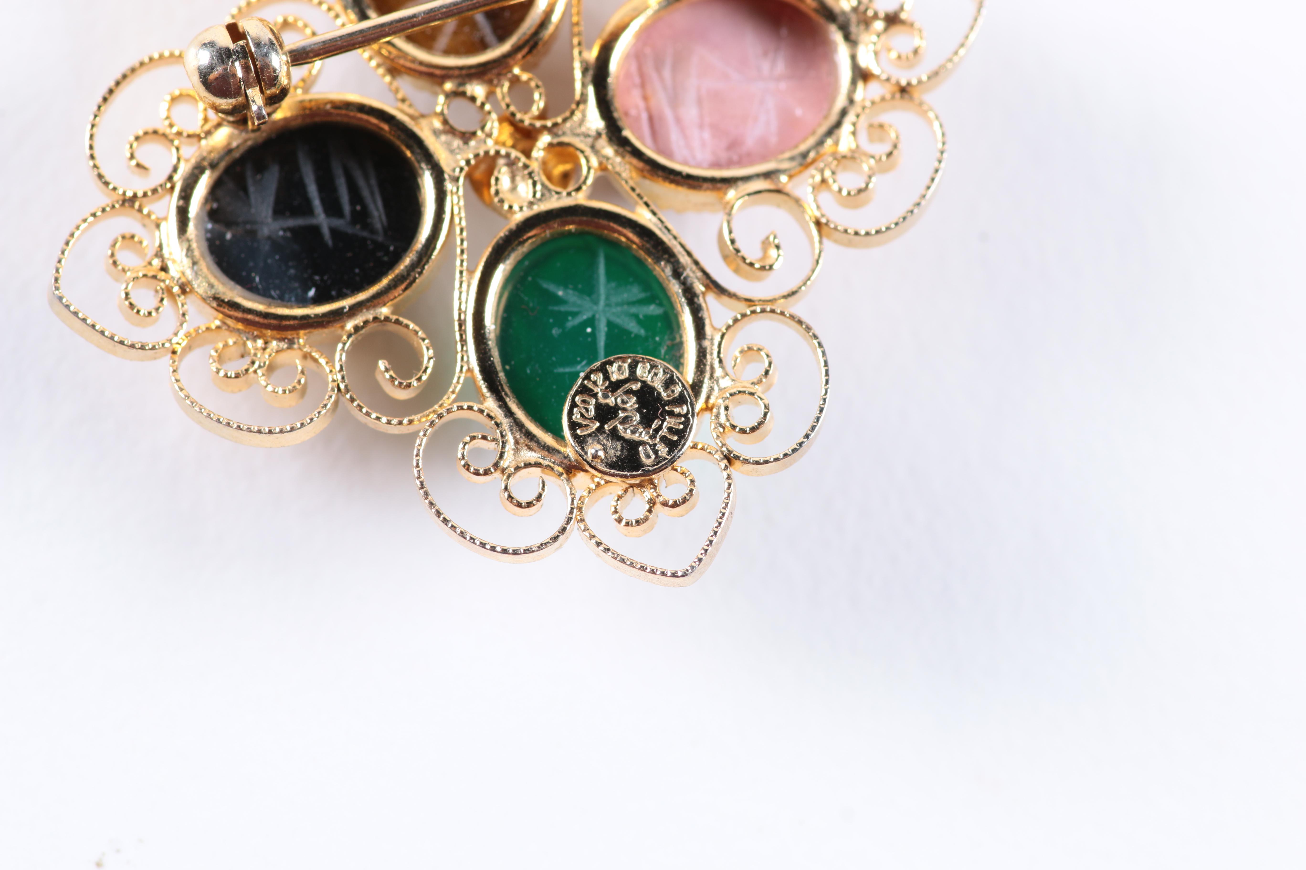 Vintage Costume Jewelry Including Gold Filled Pieces