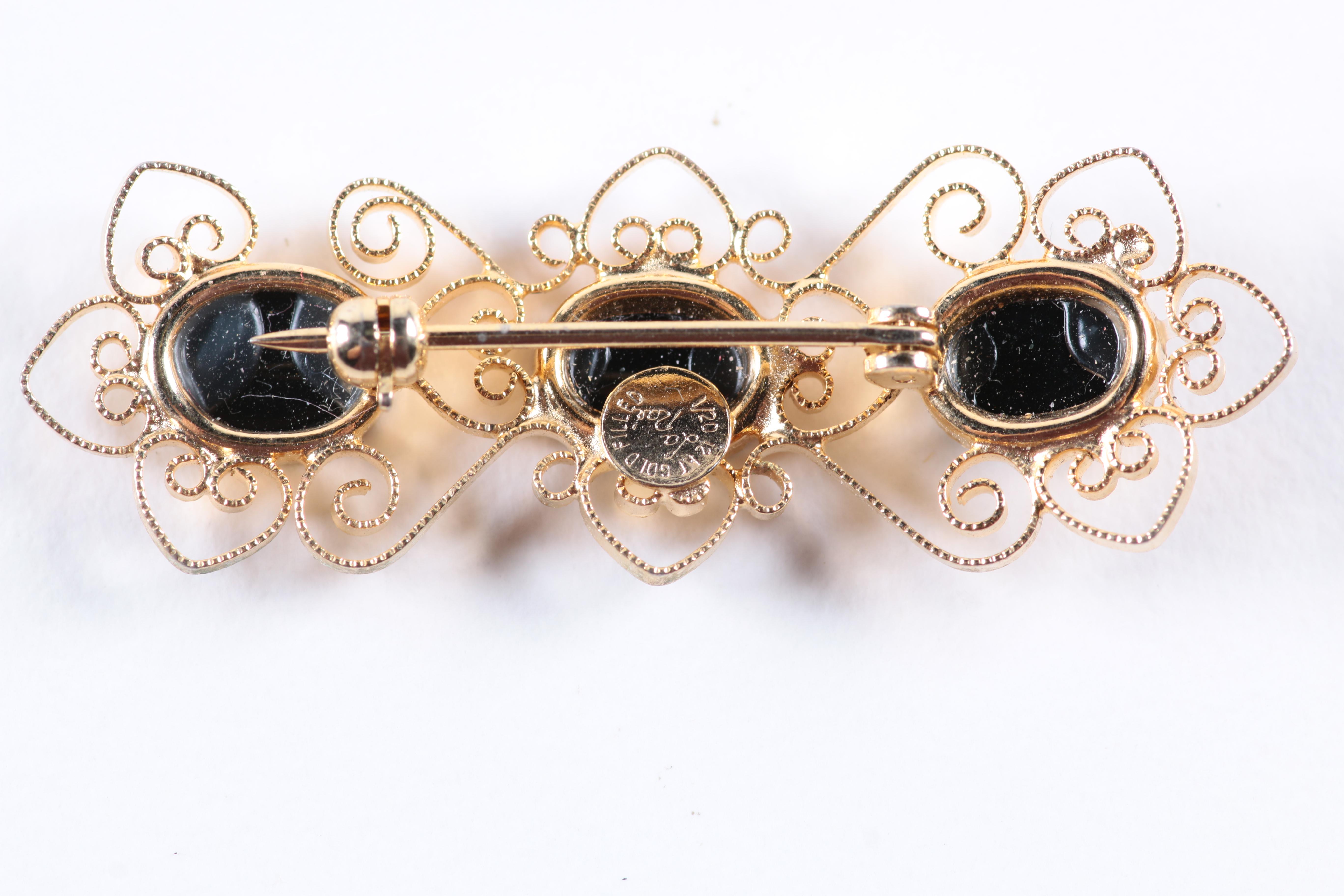 Vintage Costume Jewelry Including Gold Filled Pieces