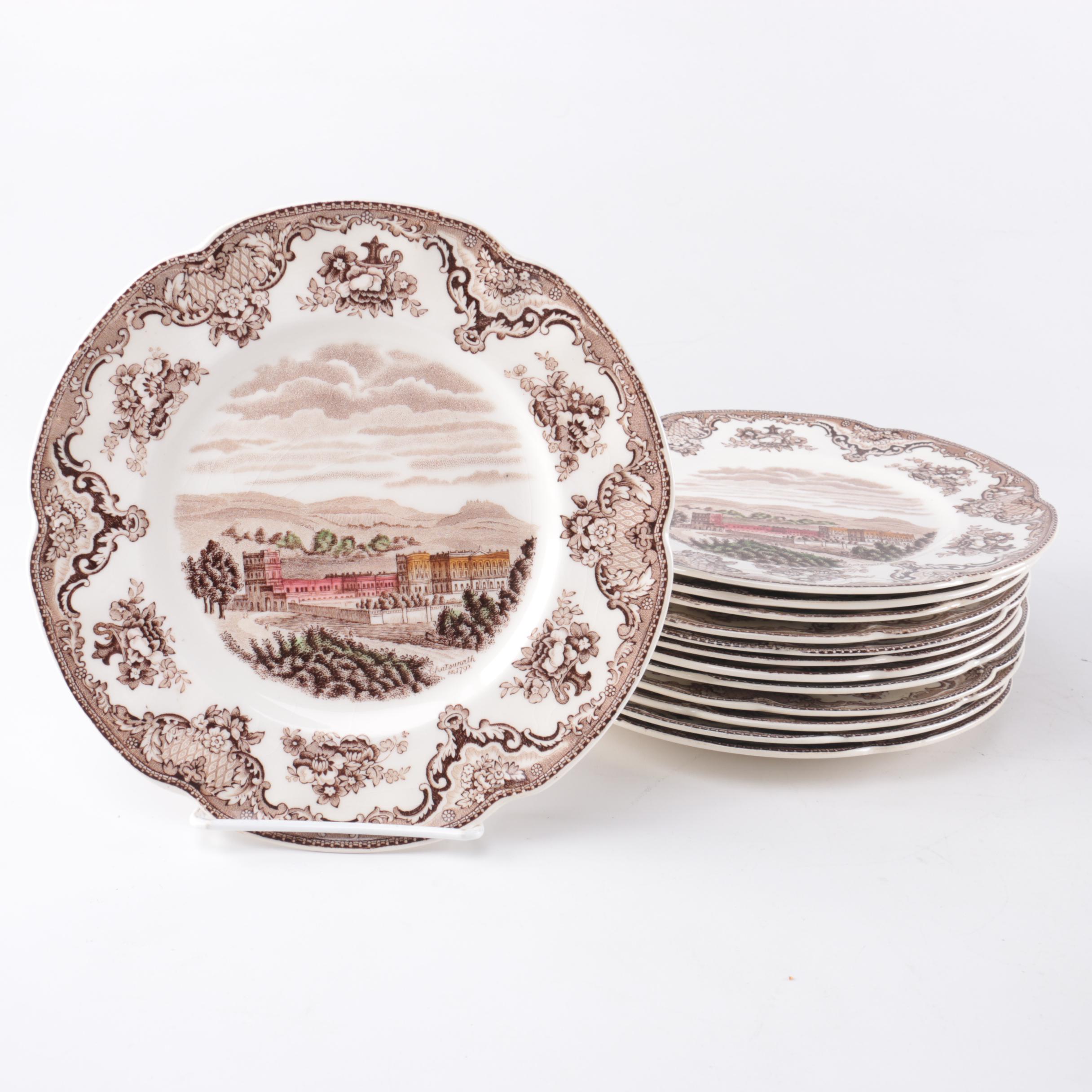 Johnson Bros "Old Britain Castles" Porcelain Tableware Set