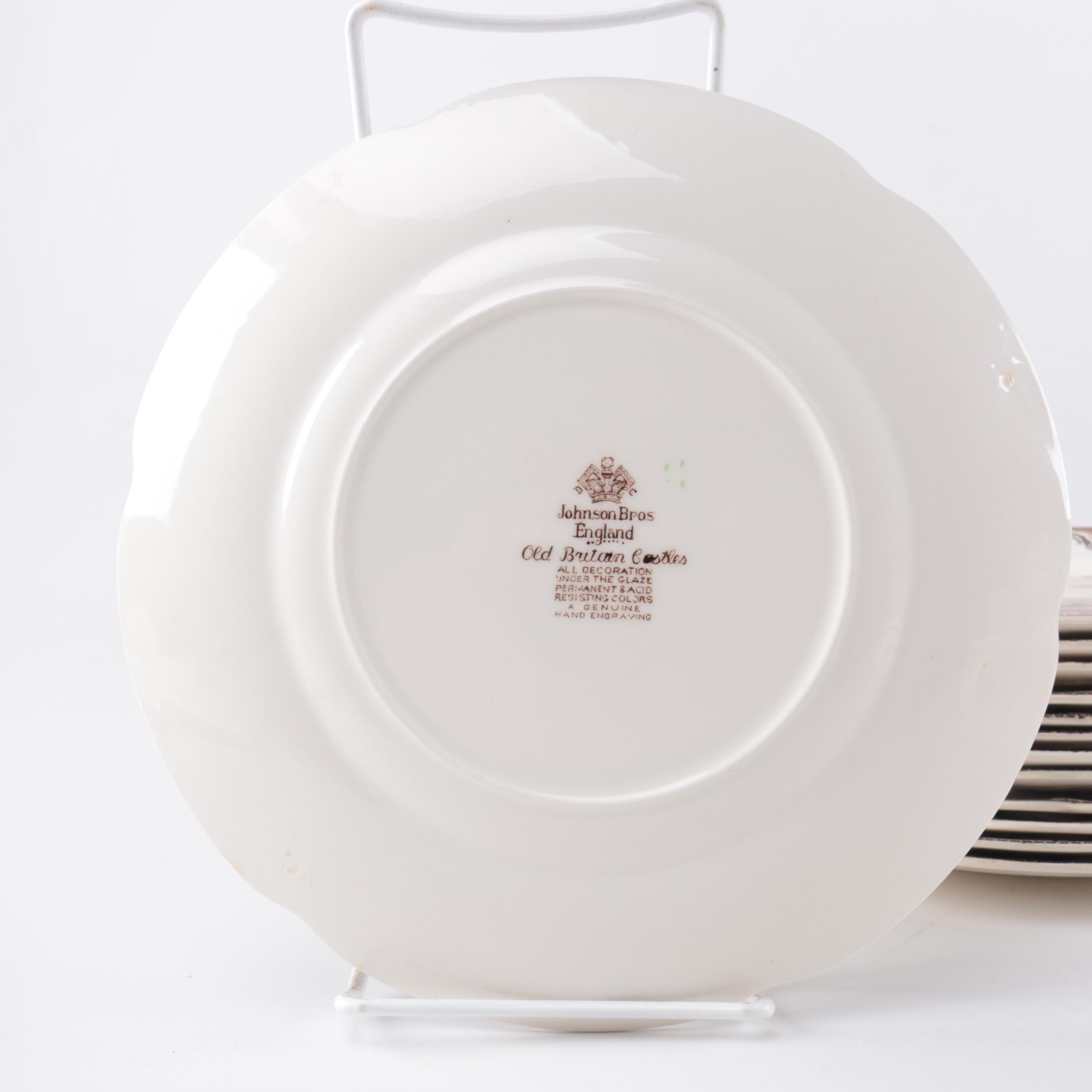 Johnson Bros "Old Britain Castles" Porcelain Tableware Set