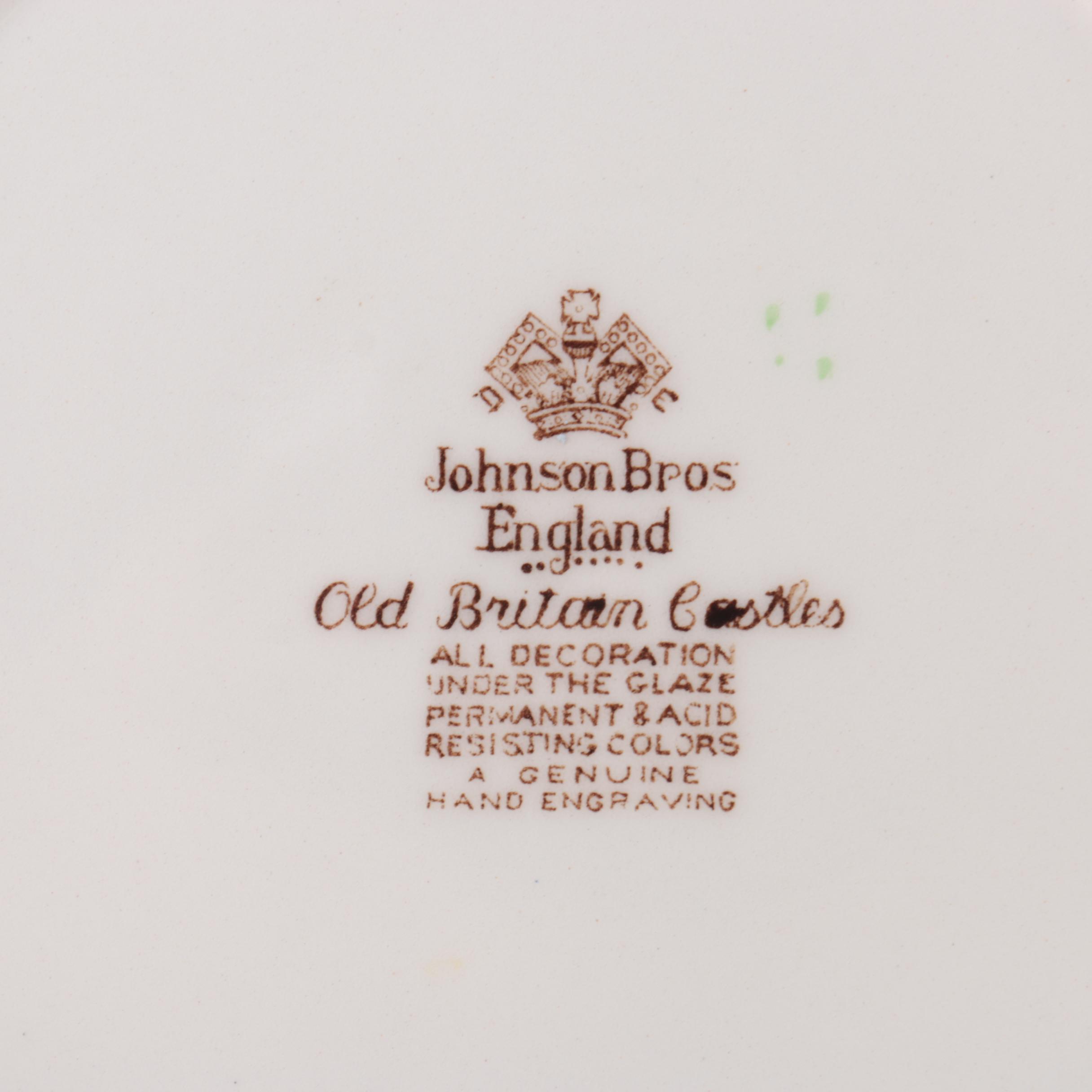 Johnson Bros "Old Britain Castles" Porcelain Tableware Set
