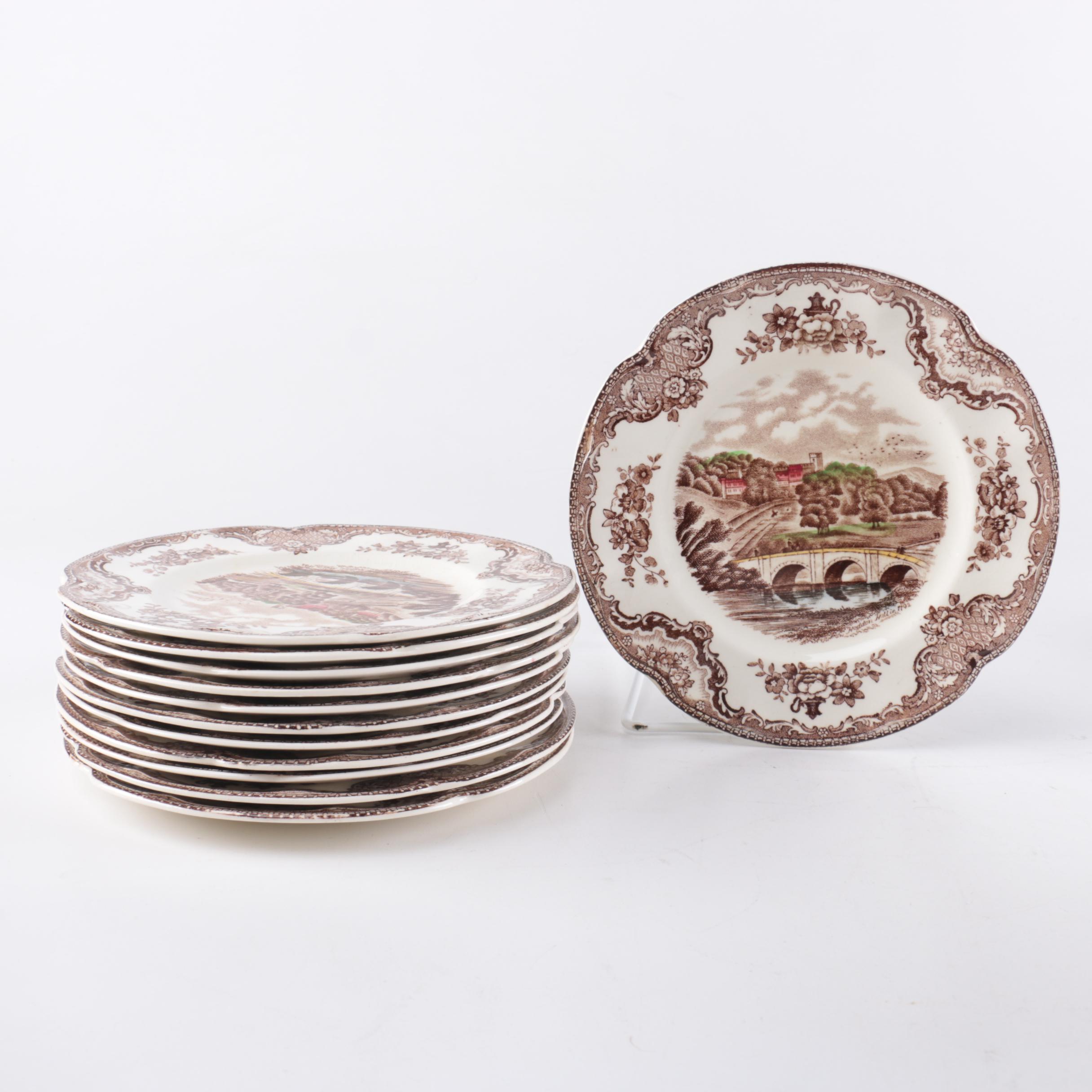 Johnson Bros "Old Britain Castles" Porcelain Tableware Set