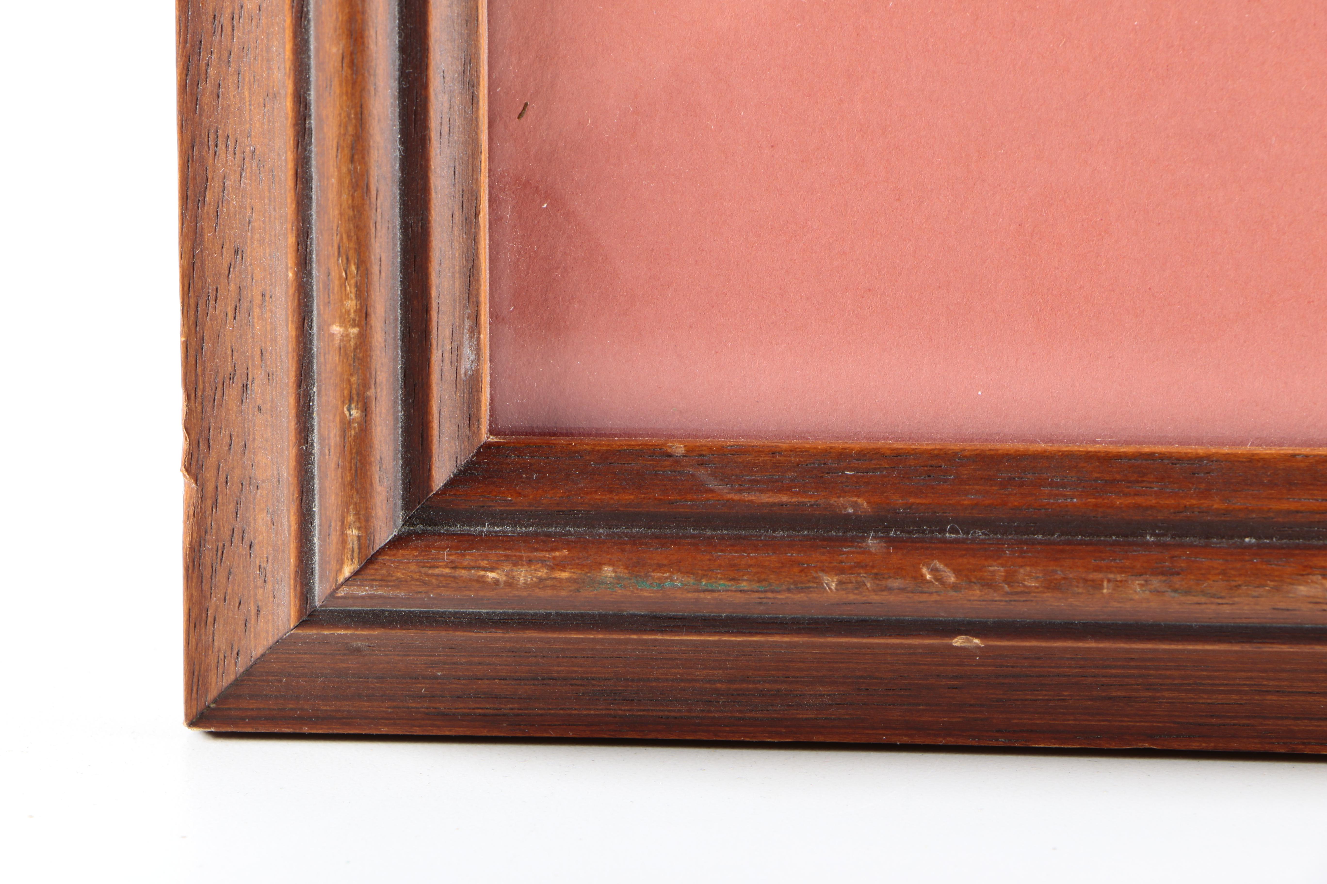 Raymond E. Collins 1979 Watercolor Painting on Paper of Landscape With Barn