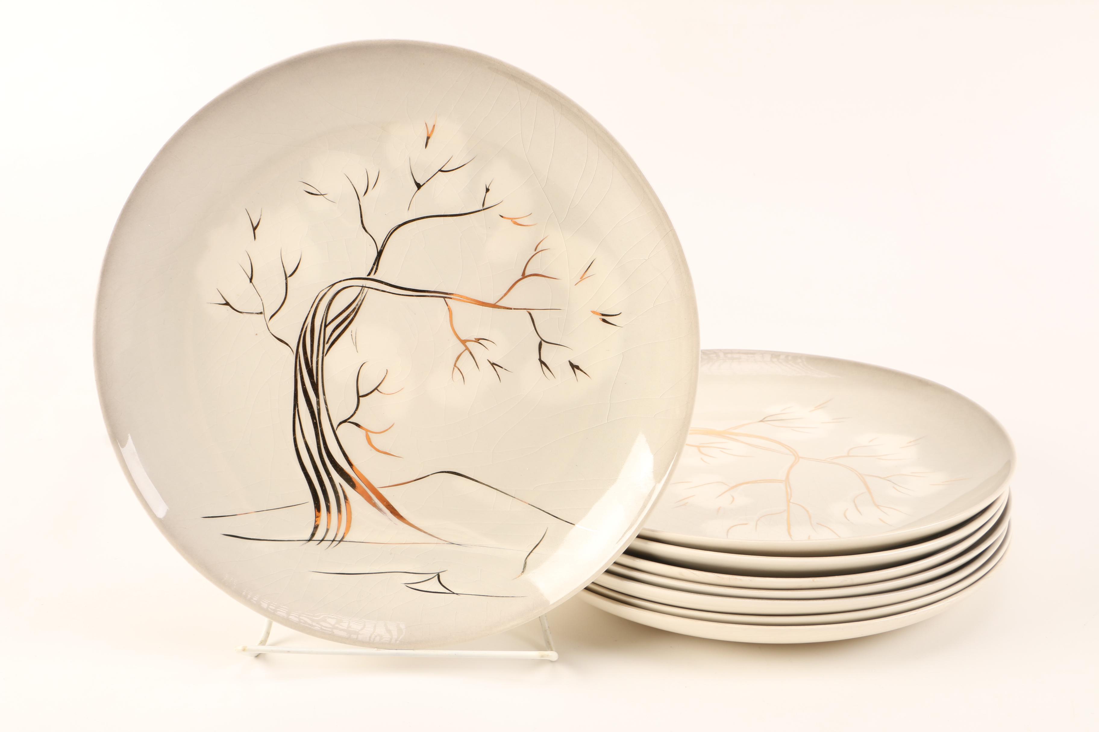 Sascha Brastoff Smoketree Ceramic Tableware Set
