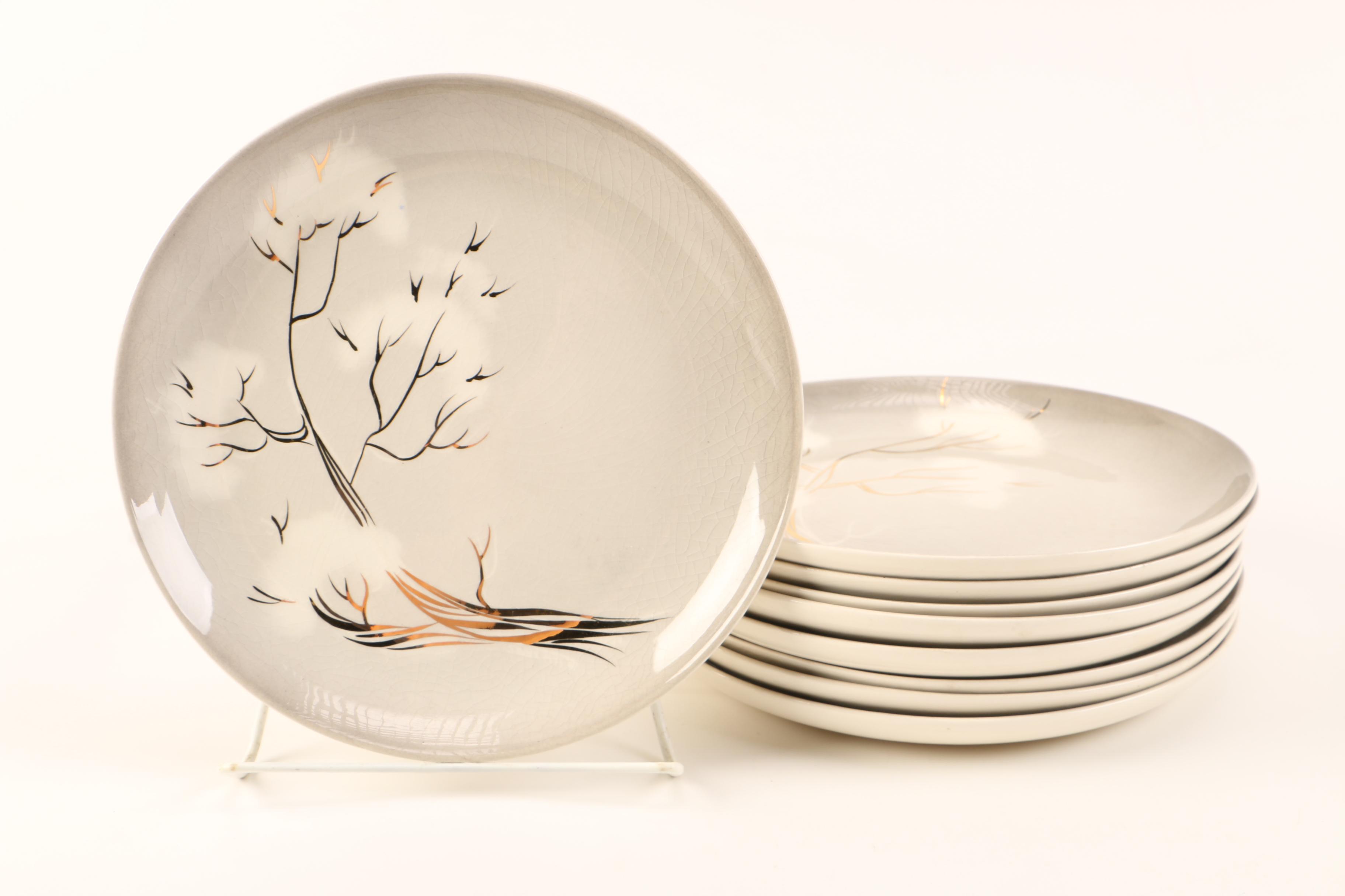 Sascha Brastoff Smoketree Ceramic Tableware Set