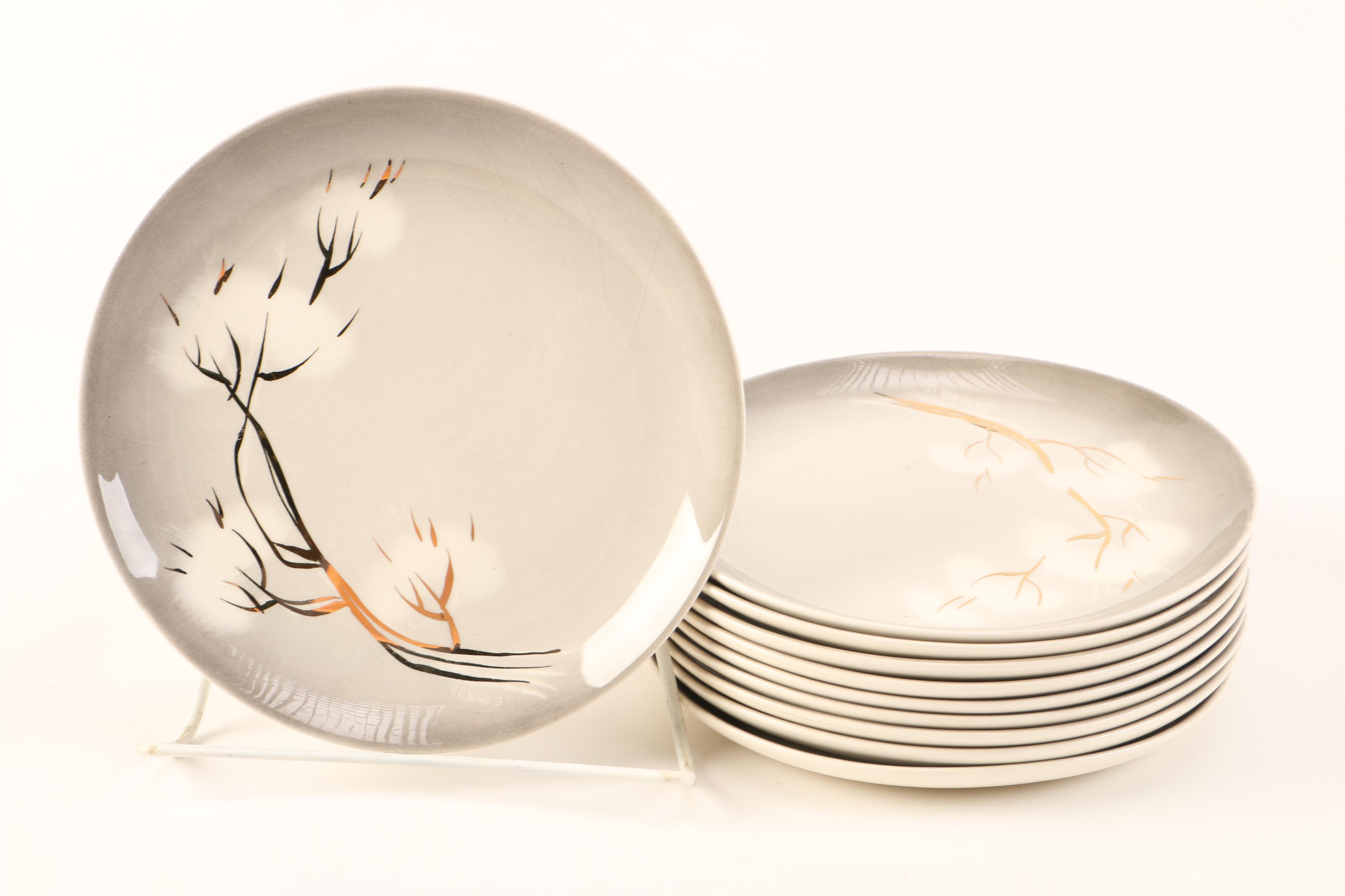 Sascha Brastoff Smoketree Ceramic Tableware Set