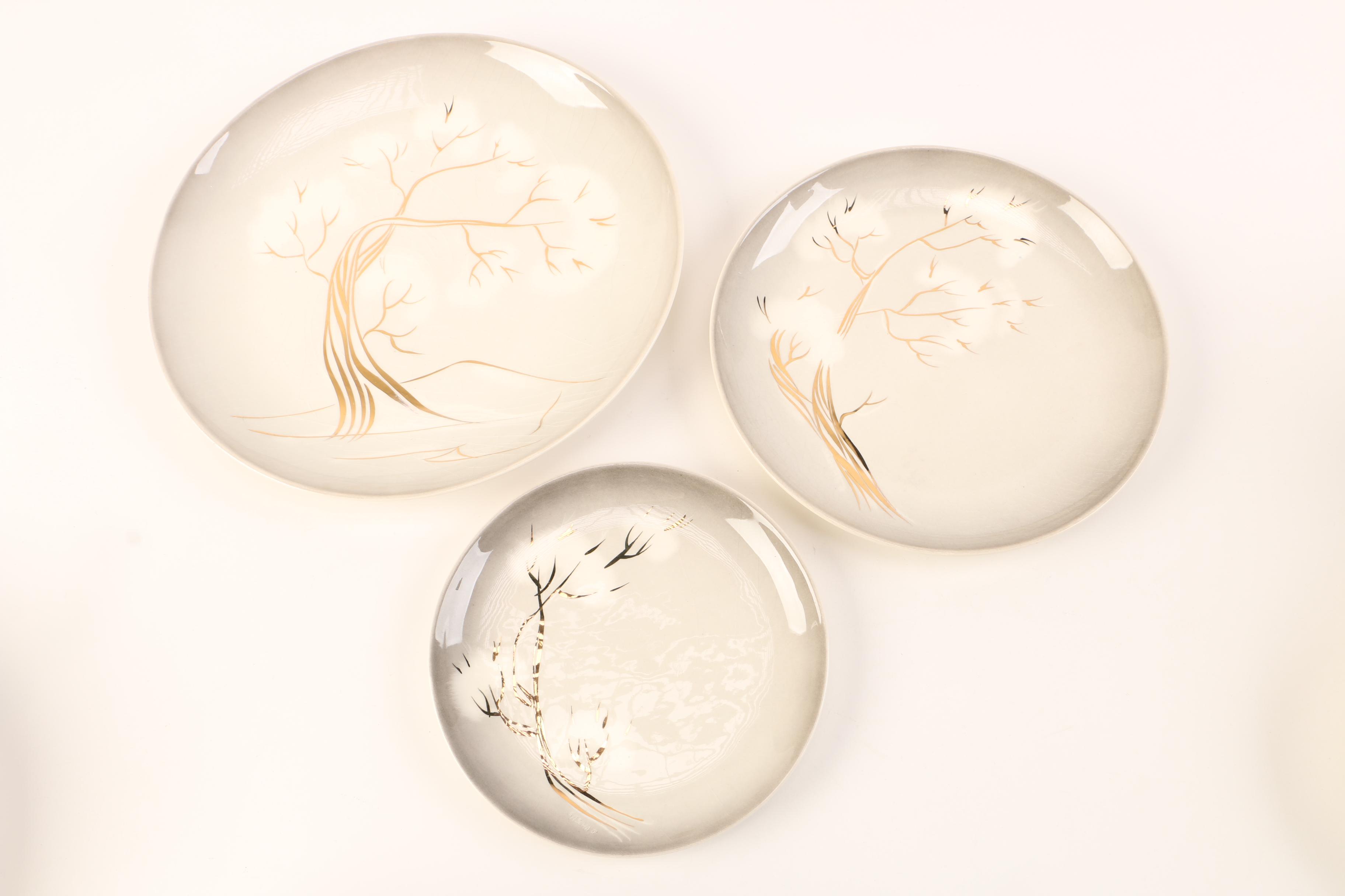 Sascha Brastoff Smoketree Ceramic Tableware Set