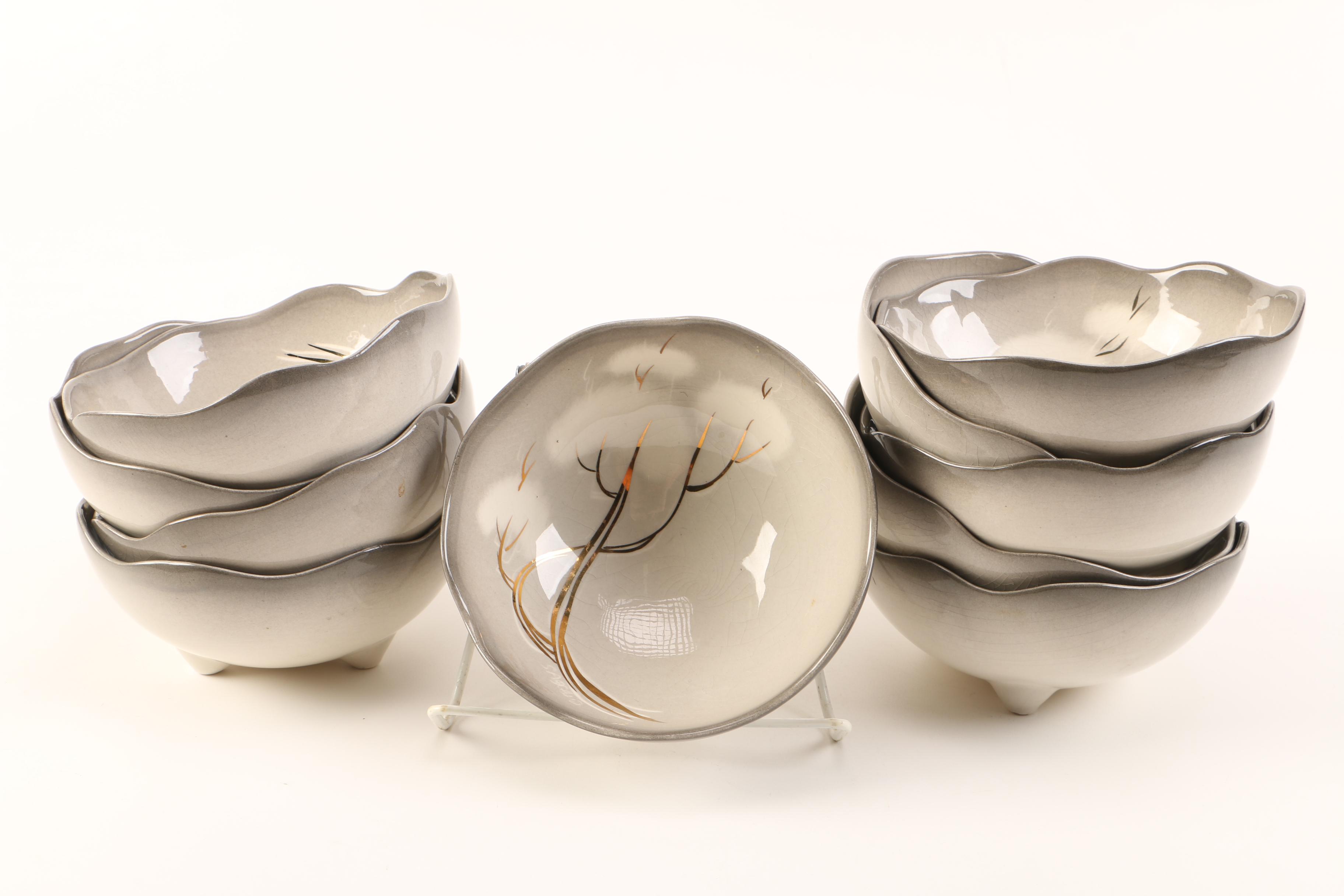 Sascha Brastoff Smoketree Ceramic Tableware Set