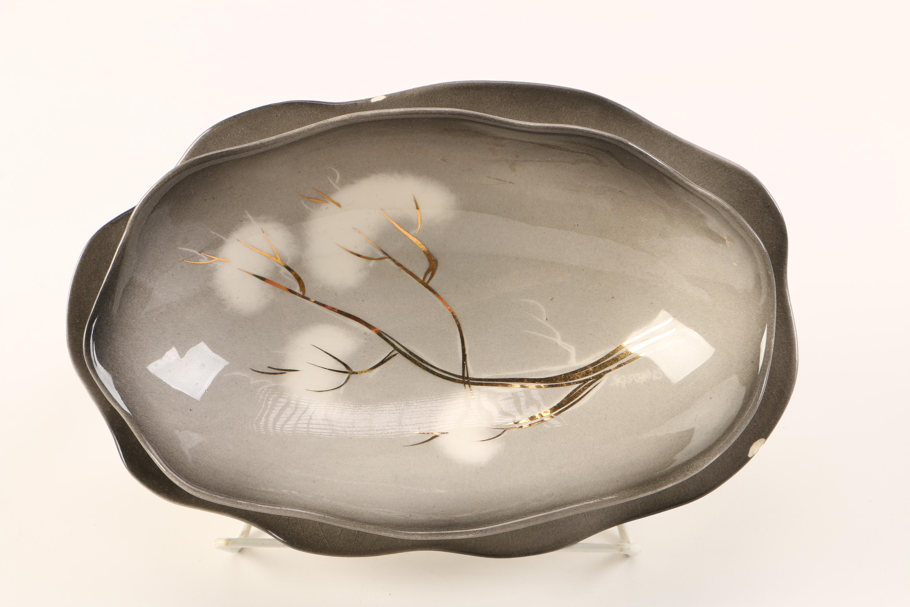 Sascha Brastoff Smoketree Ceramic Tableware Set