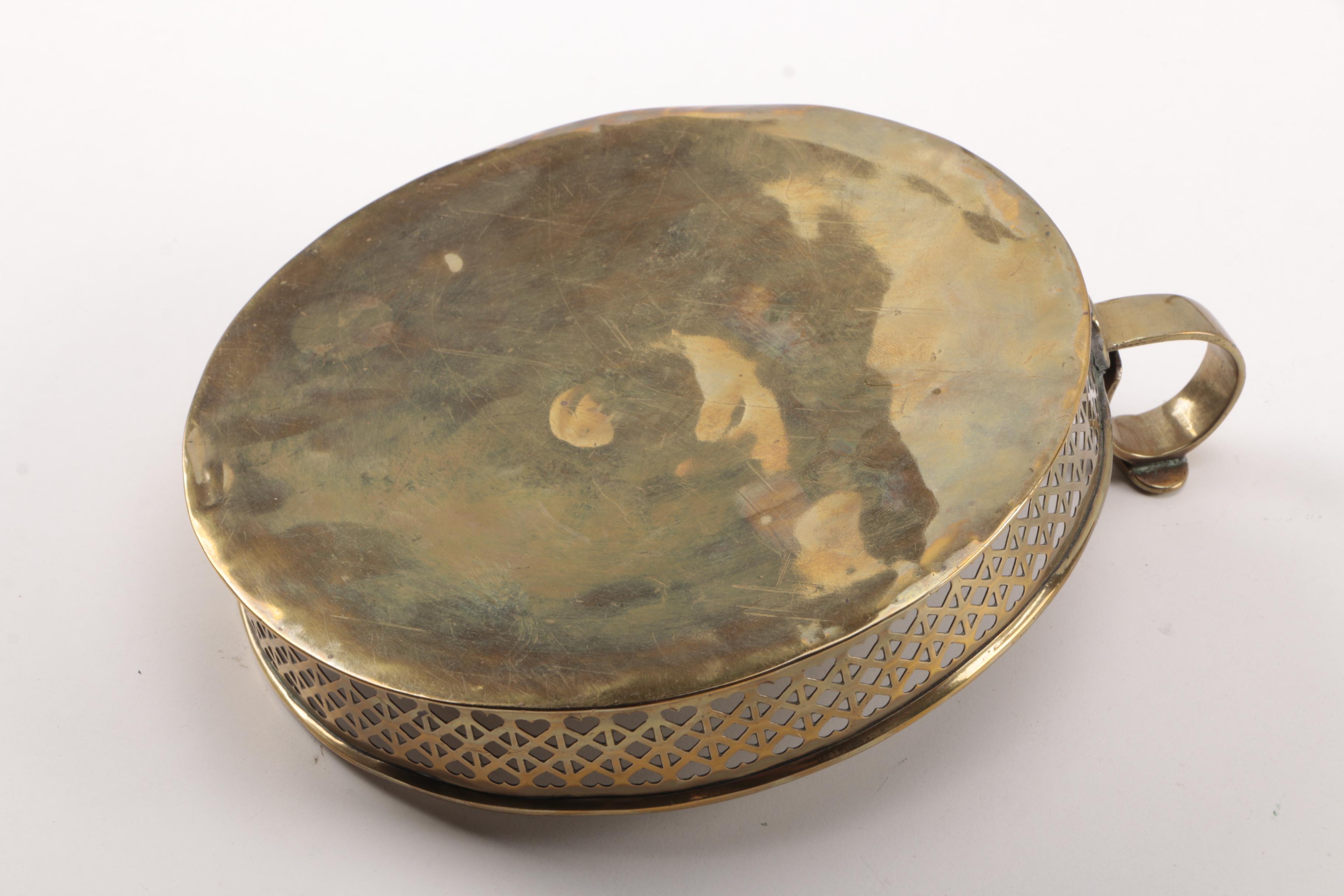 Antique Brass Candlesticks Including Push-Ups