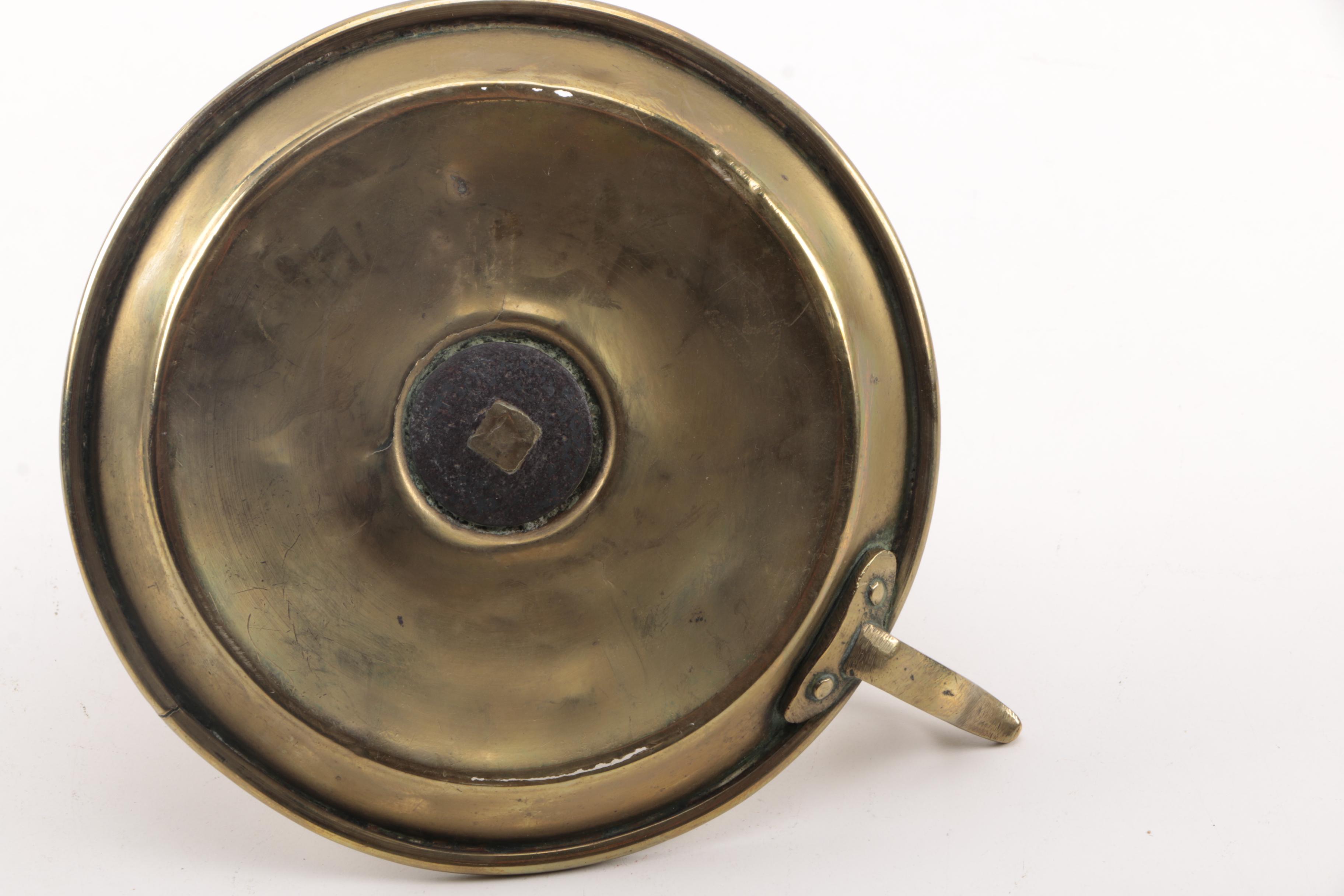 Antique Brass Candlesticks Including Push-Ups