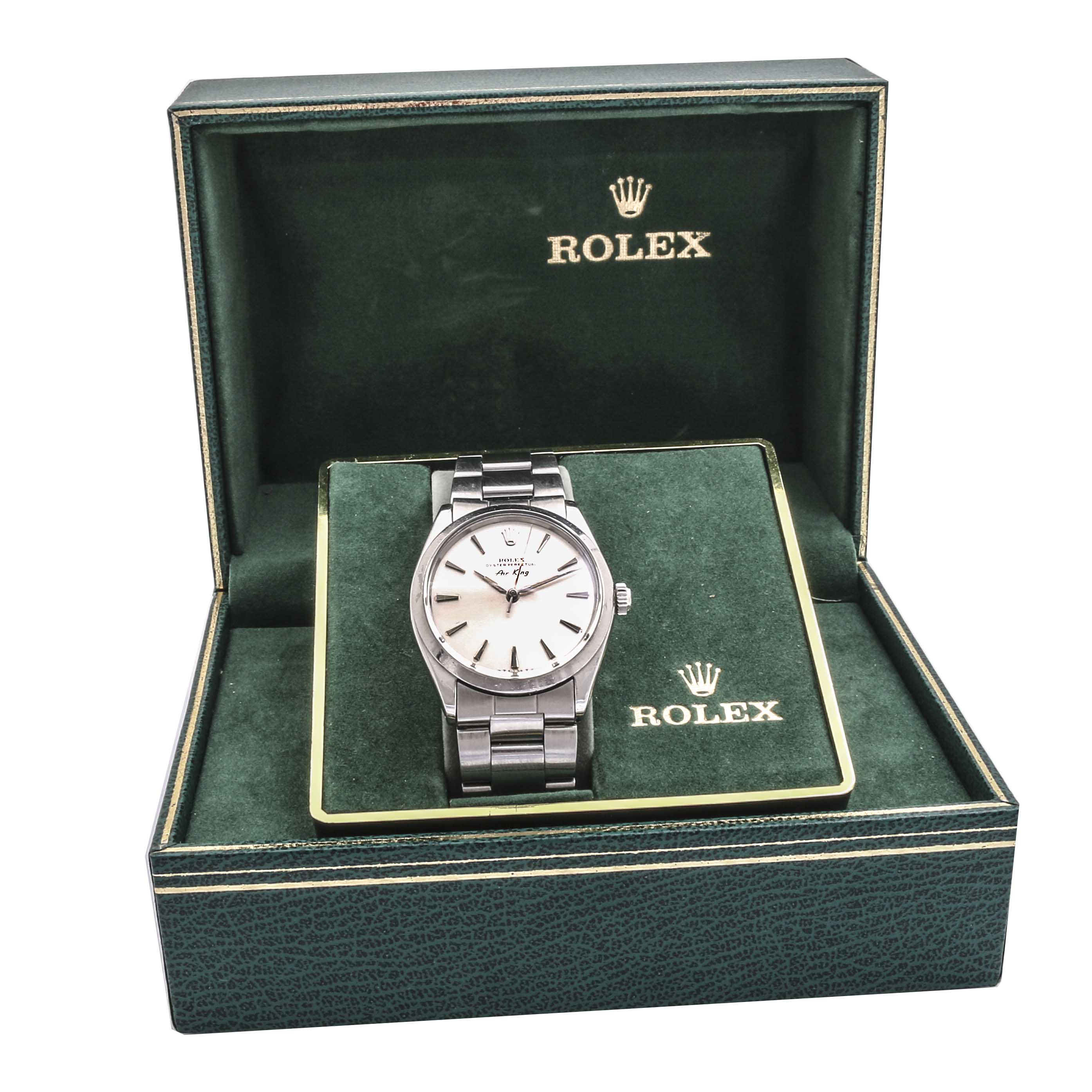 Vintage Rolex Air King Stainless Steel Watch