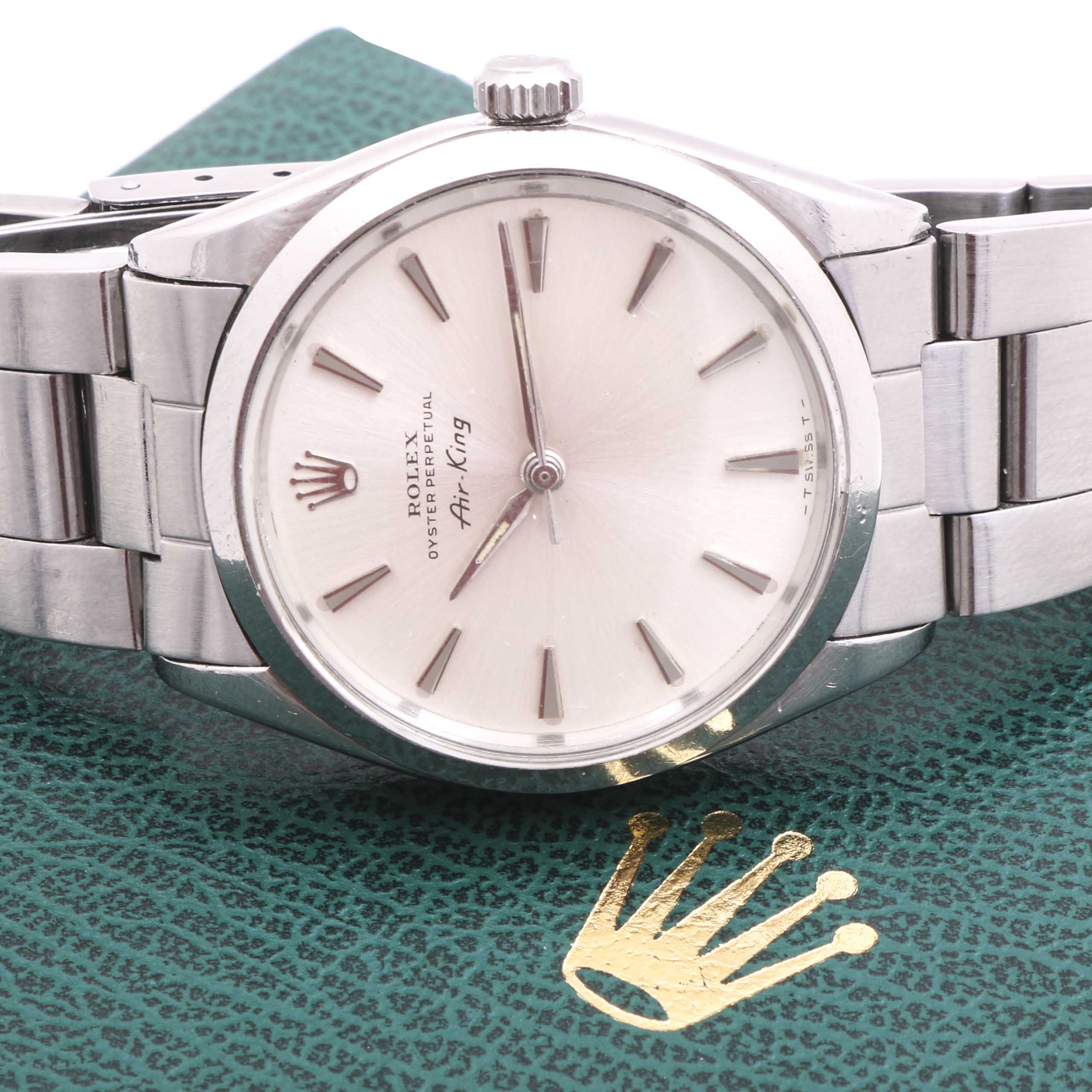Vintage Rolex Air King Stainless Steel Watch