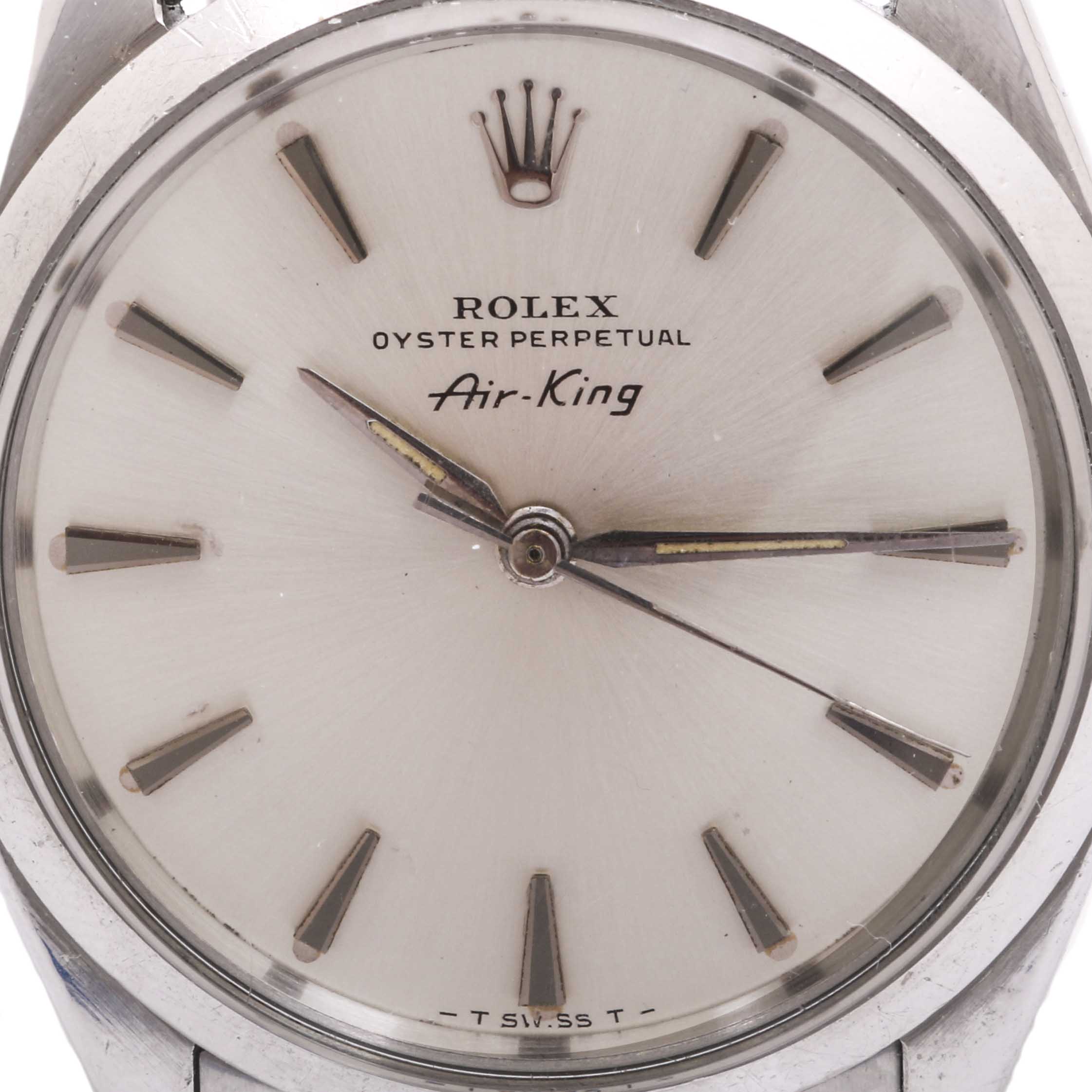 Vintage Rolex Air King Stainless Steel Watch