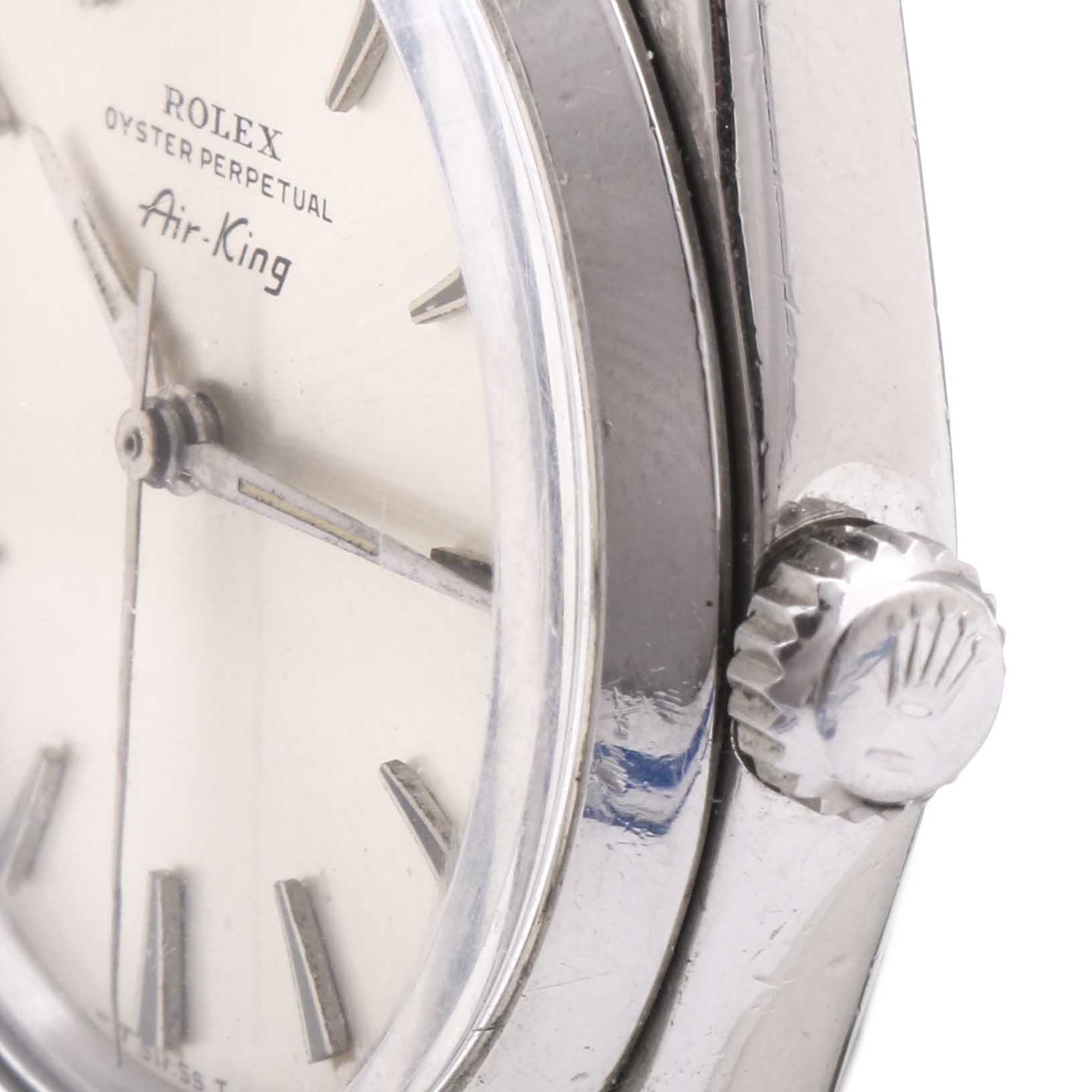 Vintage Rolex Air King Stainless Steel Watch