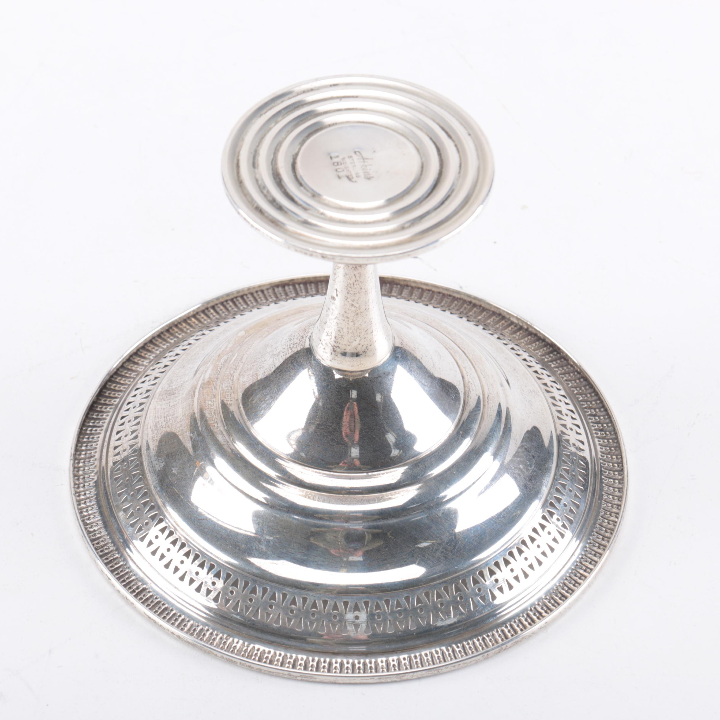Atkins Sterling Silver Compote With Weighted Base