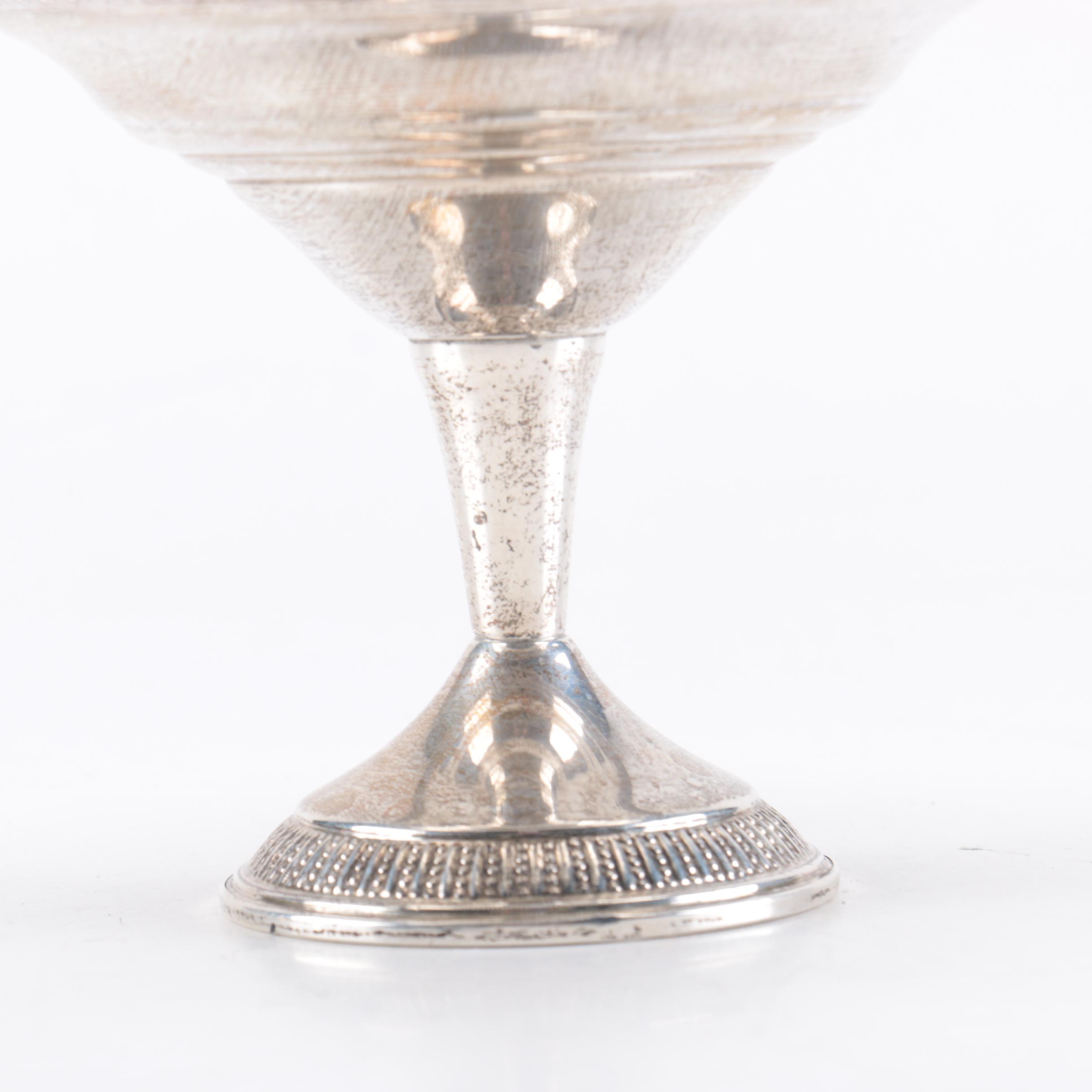 Atkins Sterling Silver Compote With Weighted Base