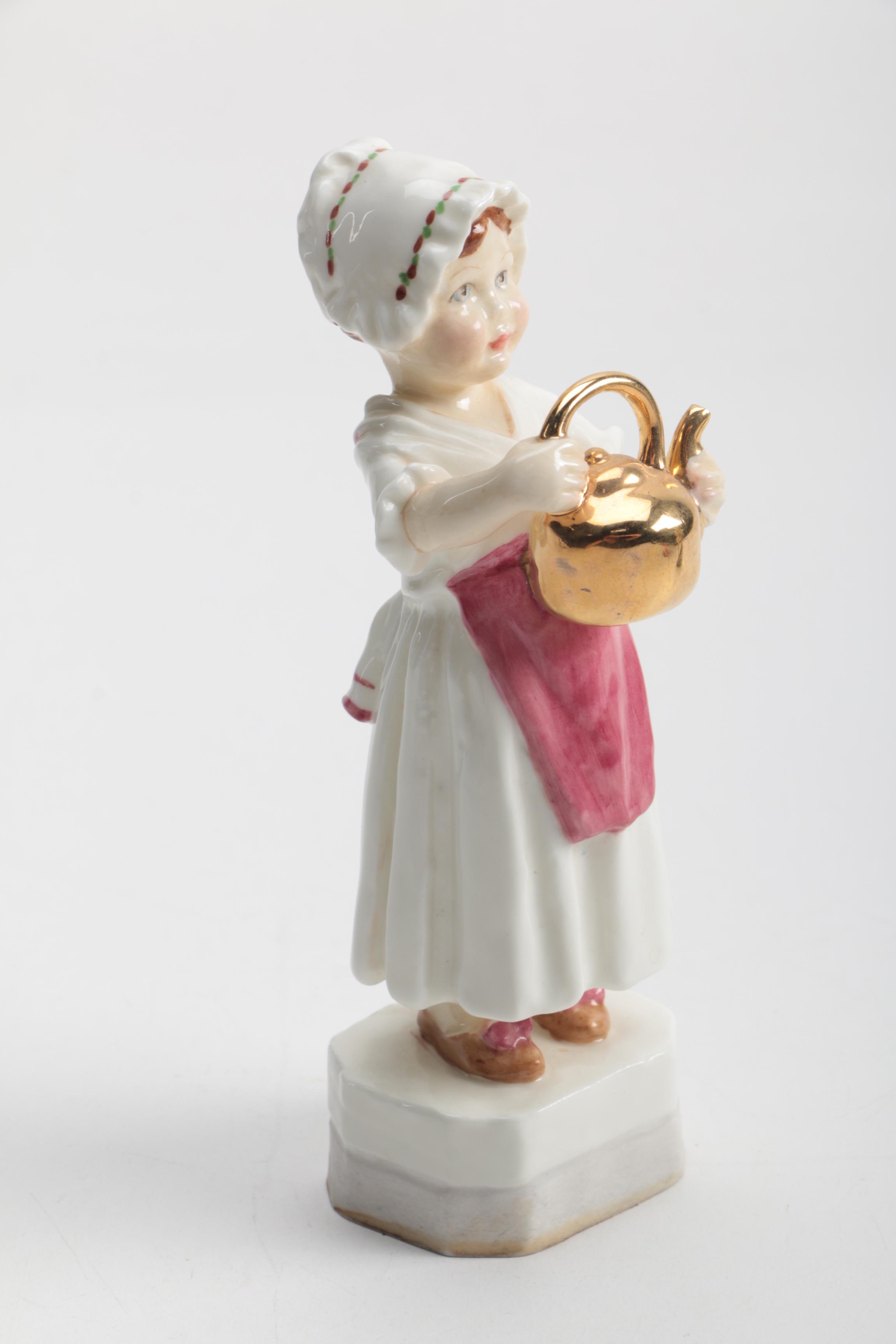 Collection of Children Figurines by Royal Worcester