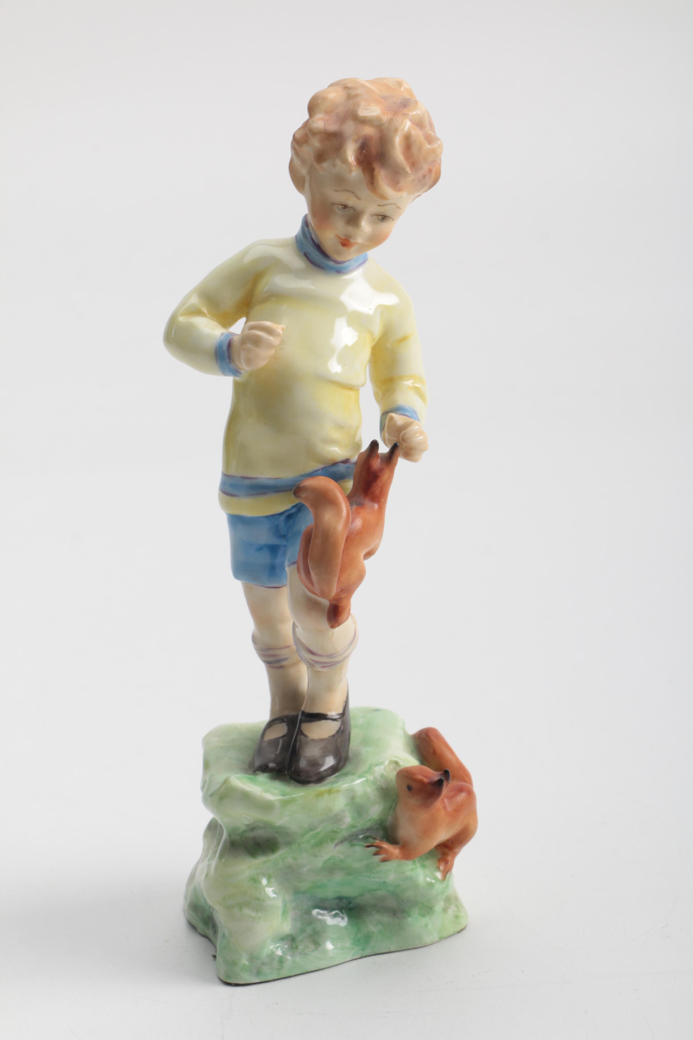 Collection of Children Figurines by Royal Worcester