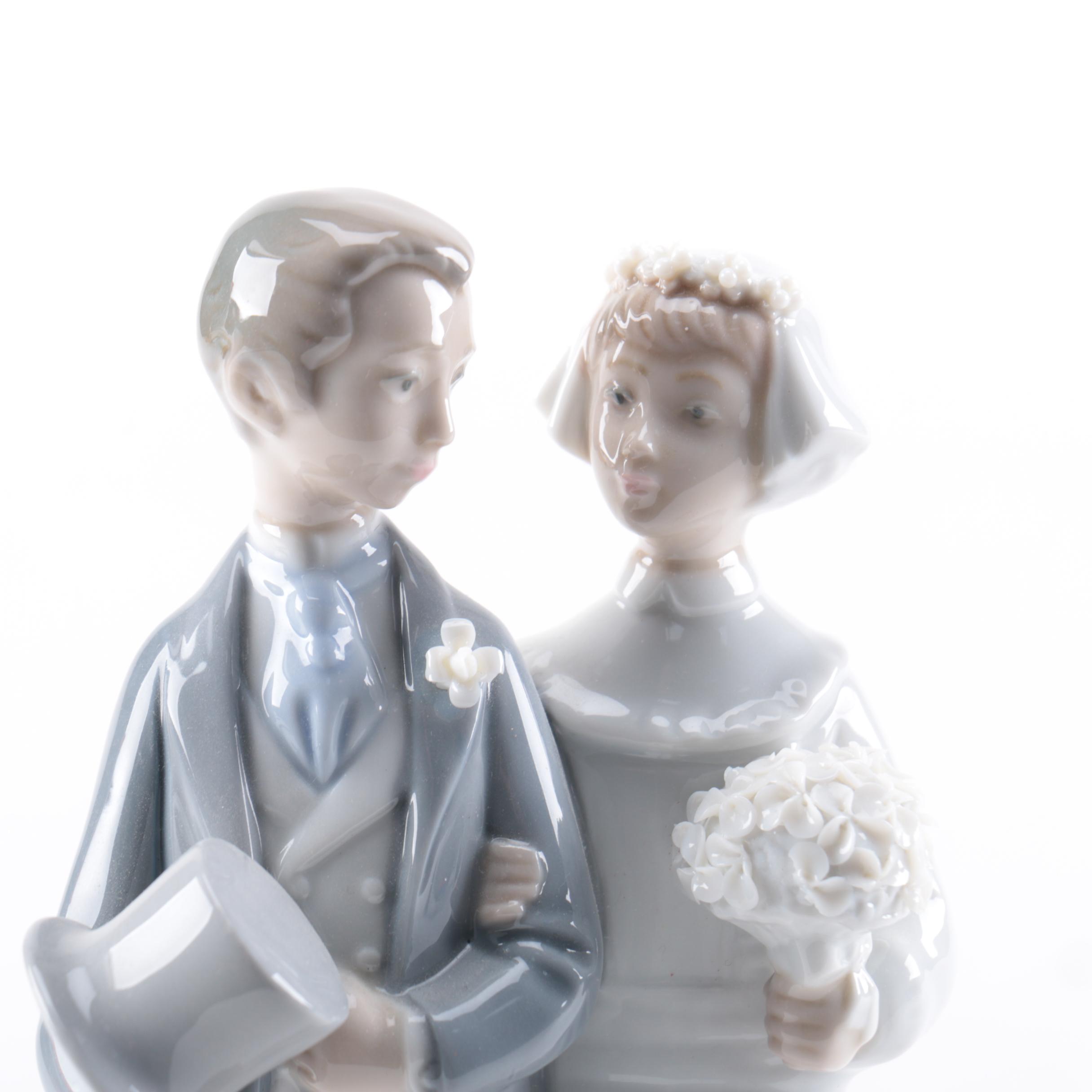 Lladró Wedding Bride and Groom Wedding Topper