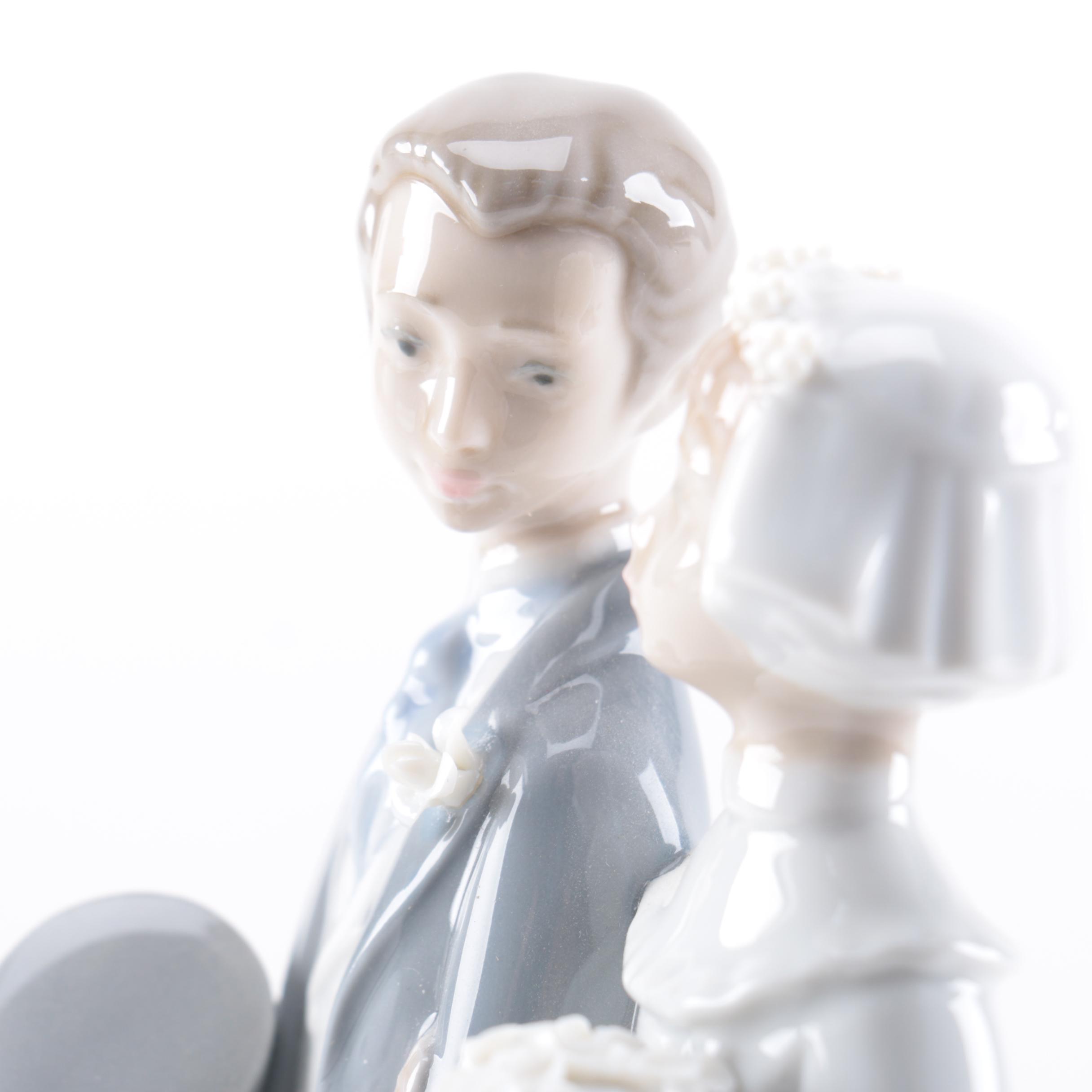 Lladró Wedding Bride and Groom Wedding Topper