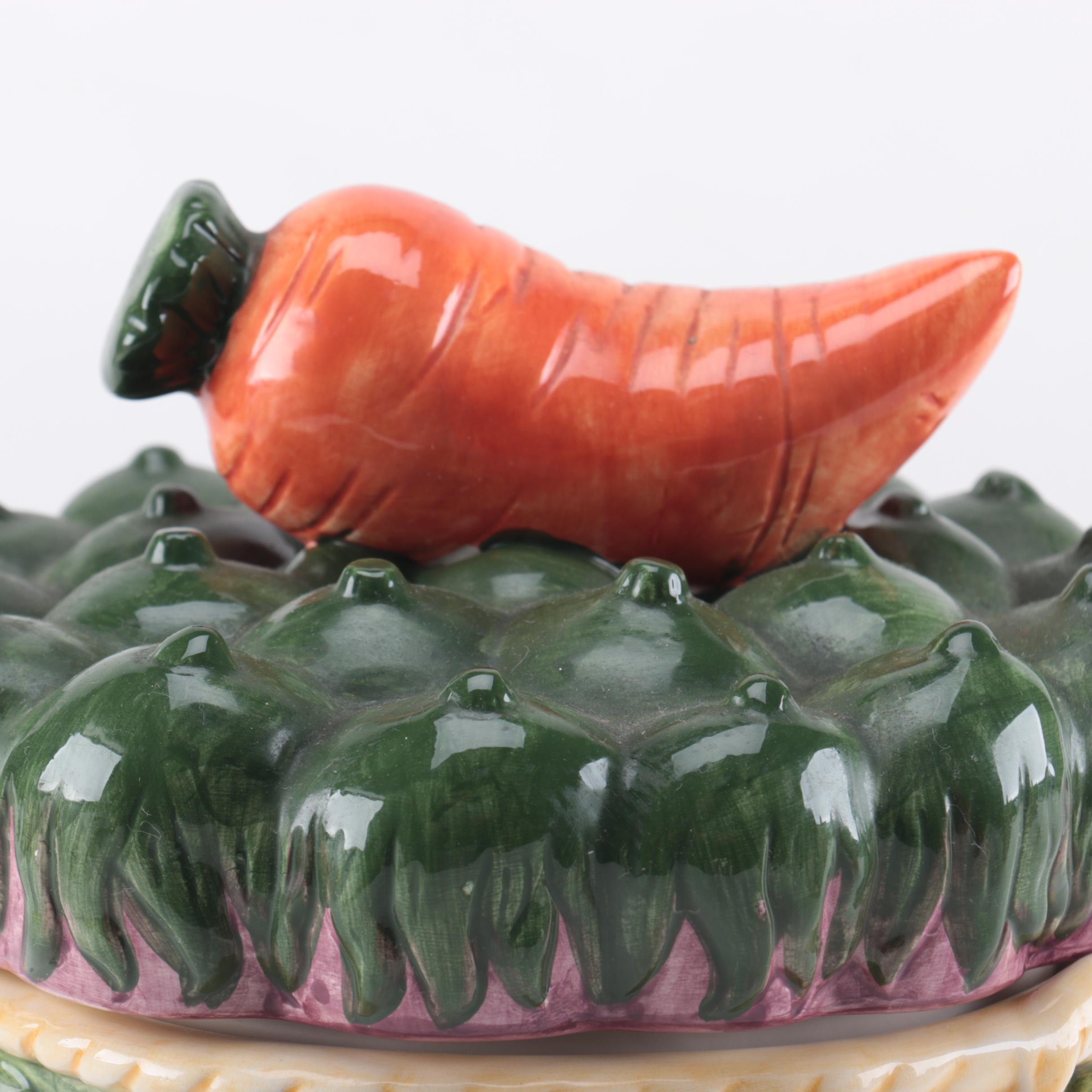 Set of Ceramic Vegetable Canisters