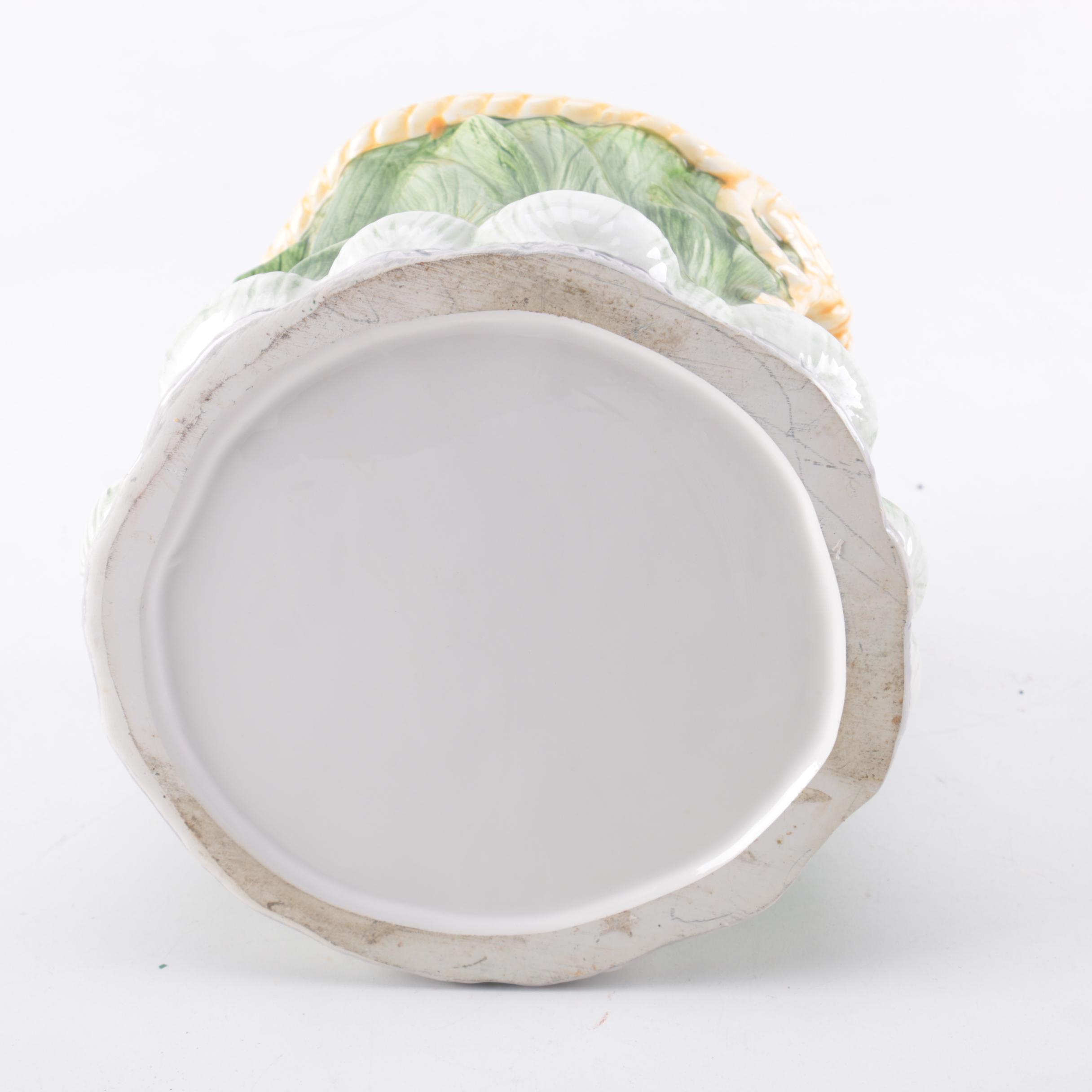Set of Ceramic Vegetable Canisters