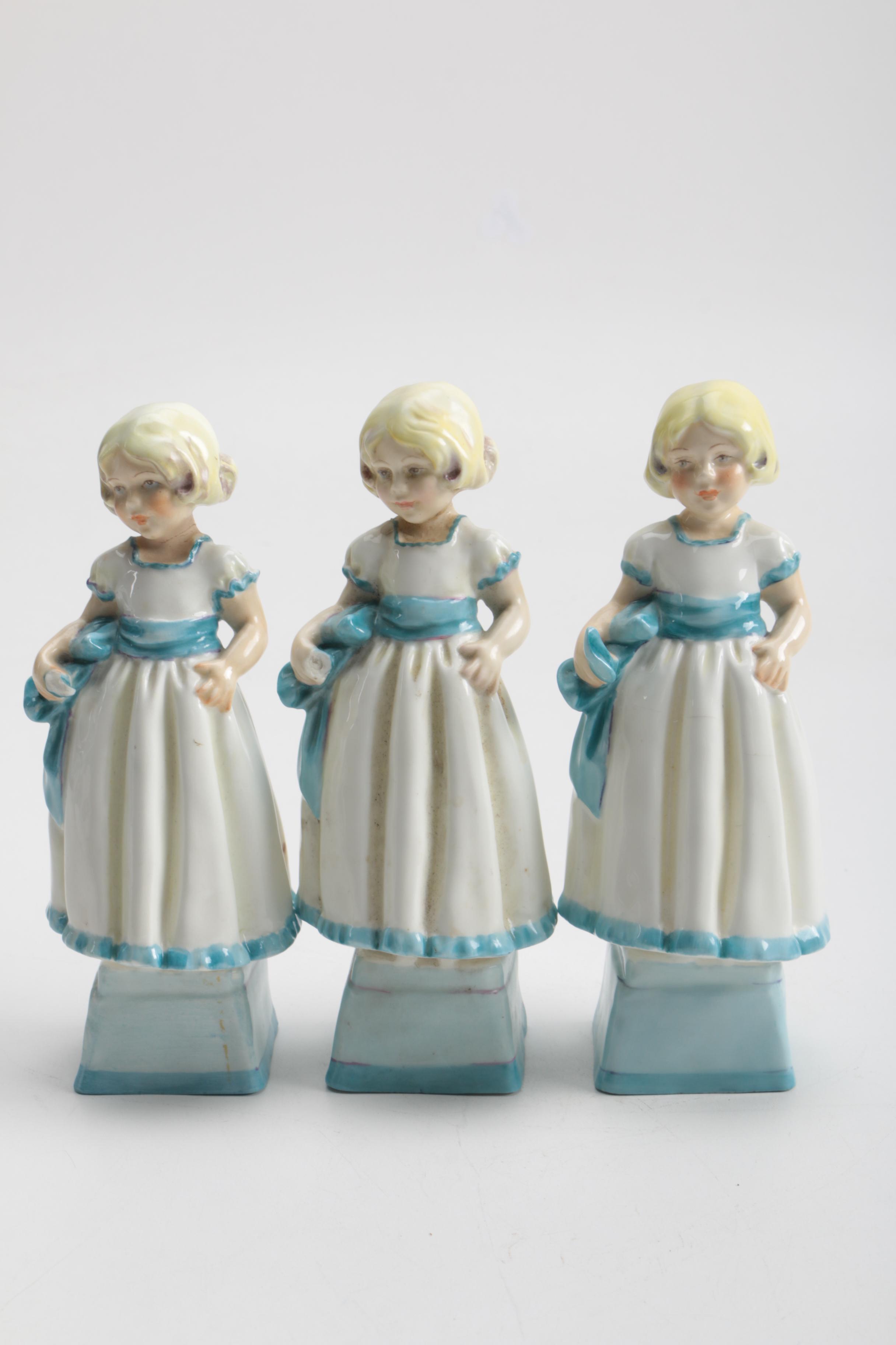 Royal Worcester's "Monday's Child is Fair of Face" Figurines