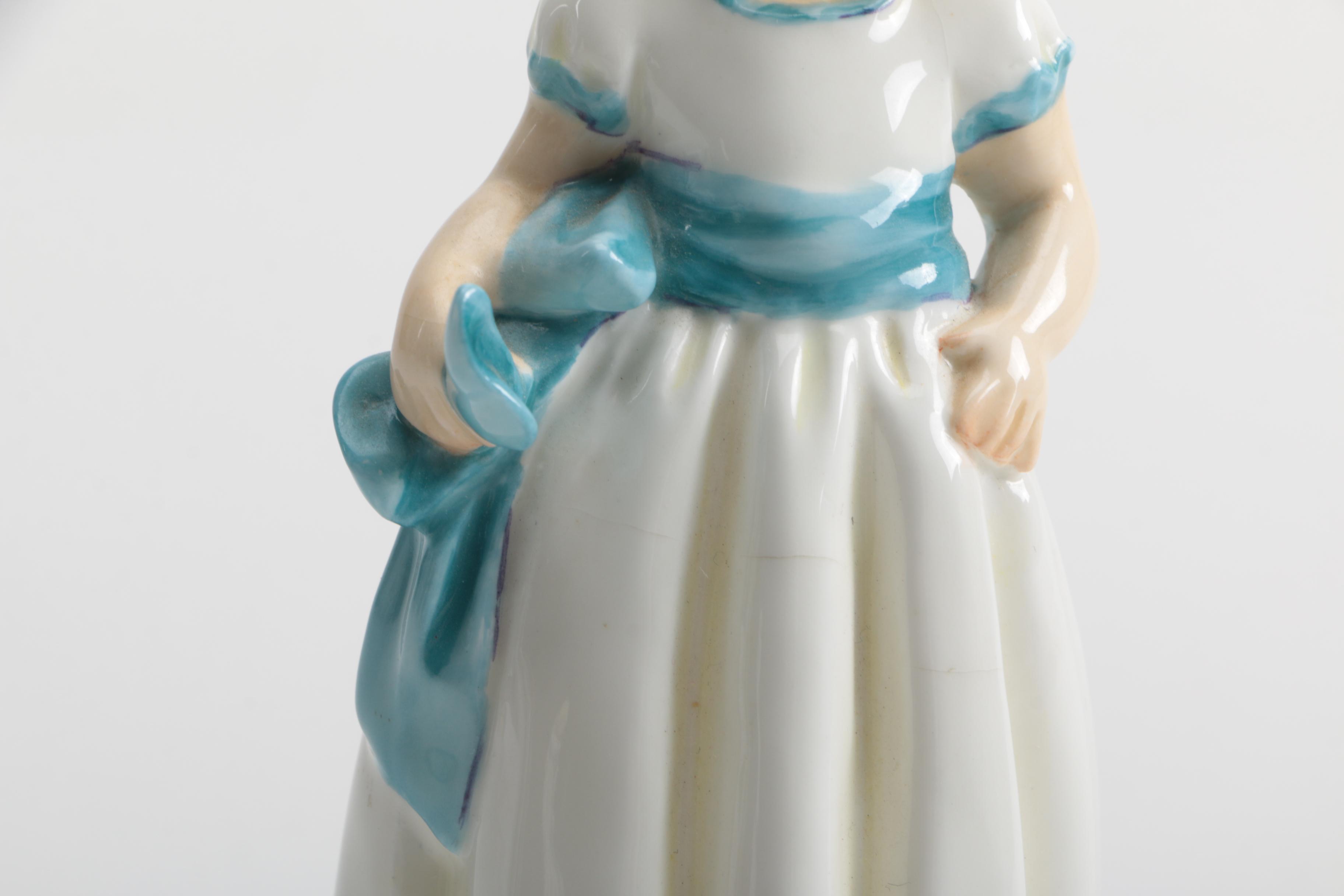 Royal Worcester's "Monday's Child is Fair of Face" Figurines