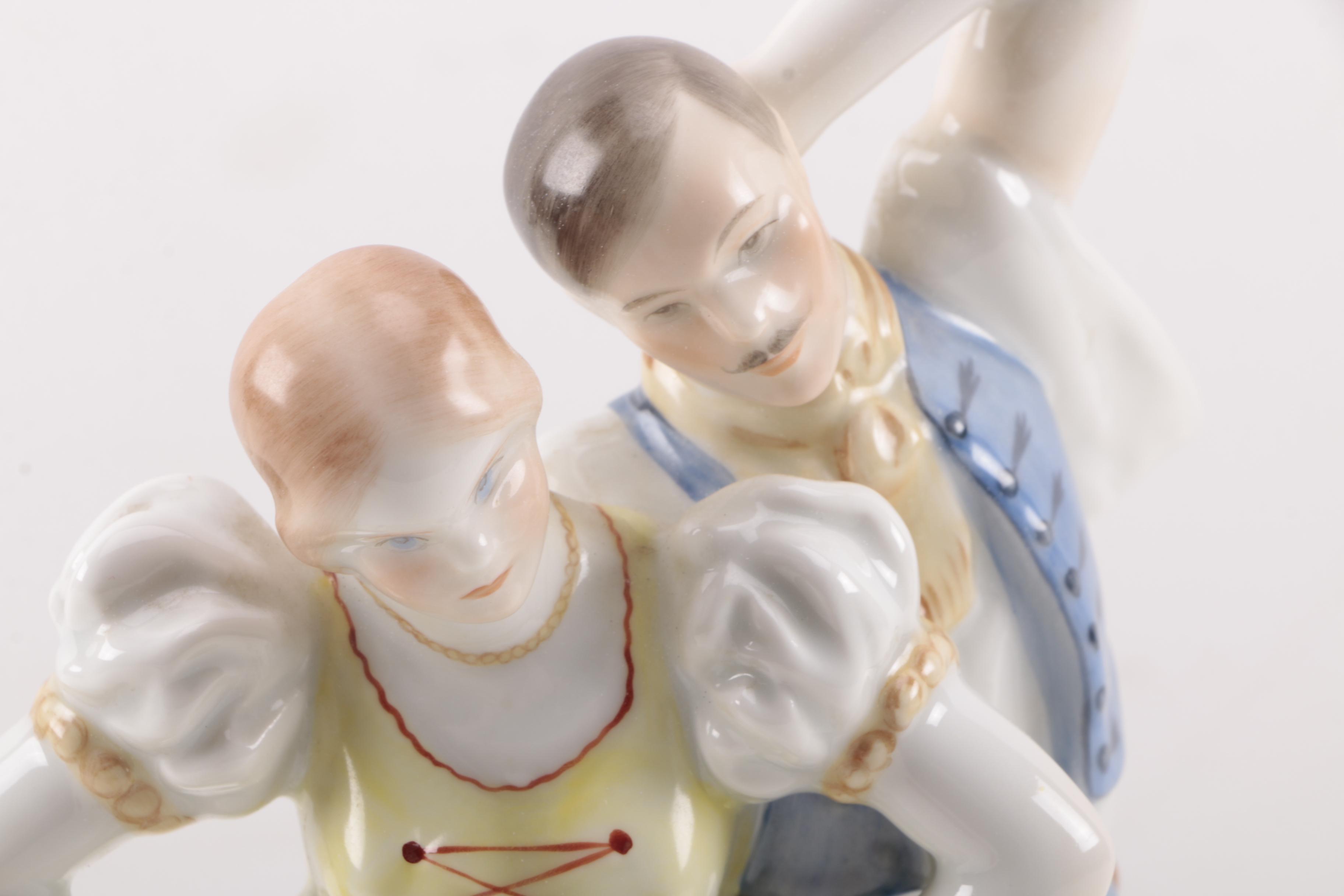 Herend "Dancing Couple" Porcelain Figurine, #5513