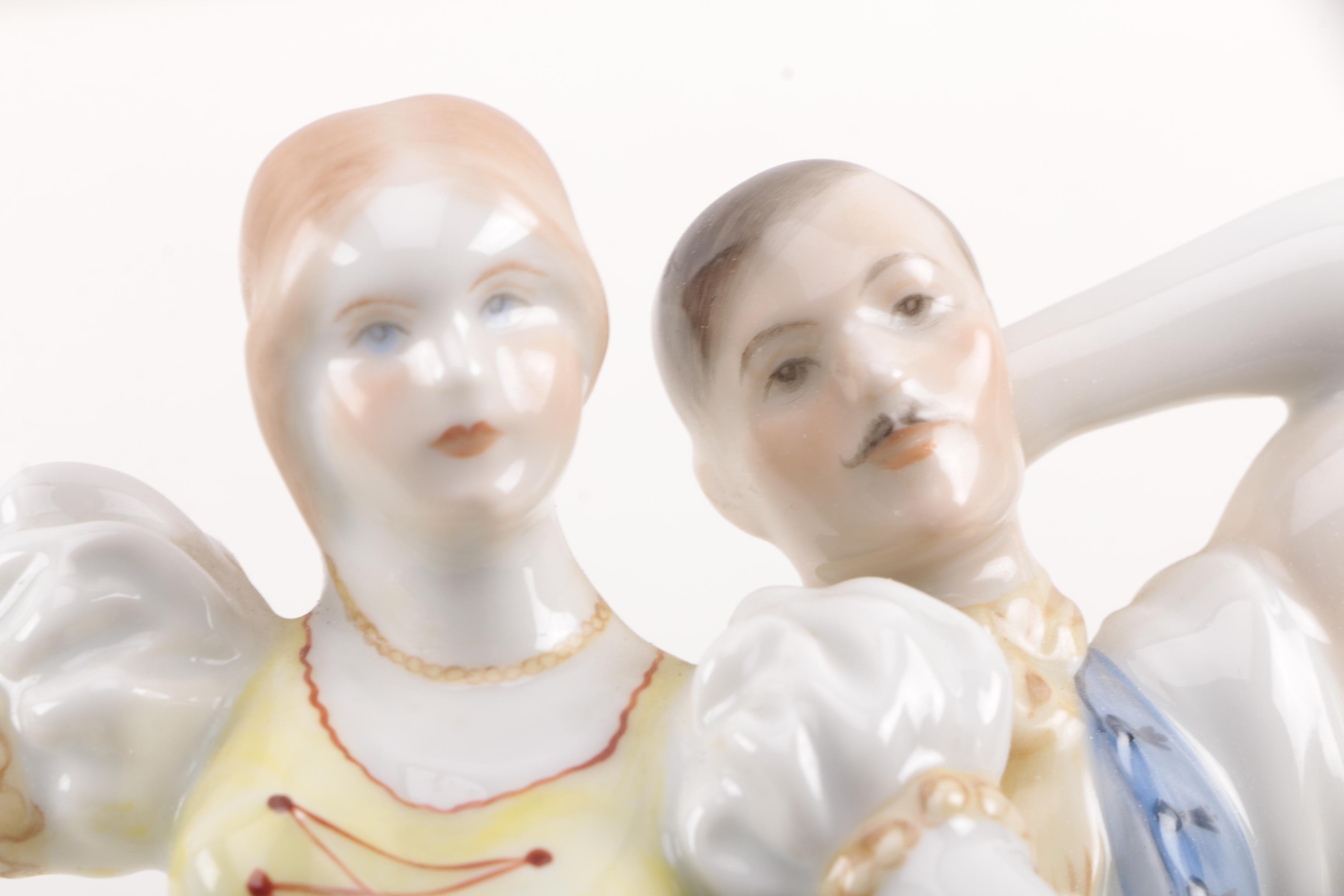 Herend "Dancing Couple" Porcelain Figurine, #5513