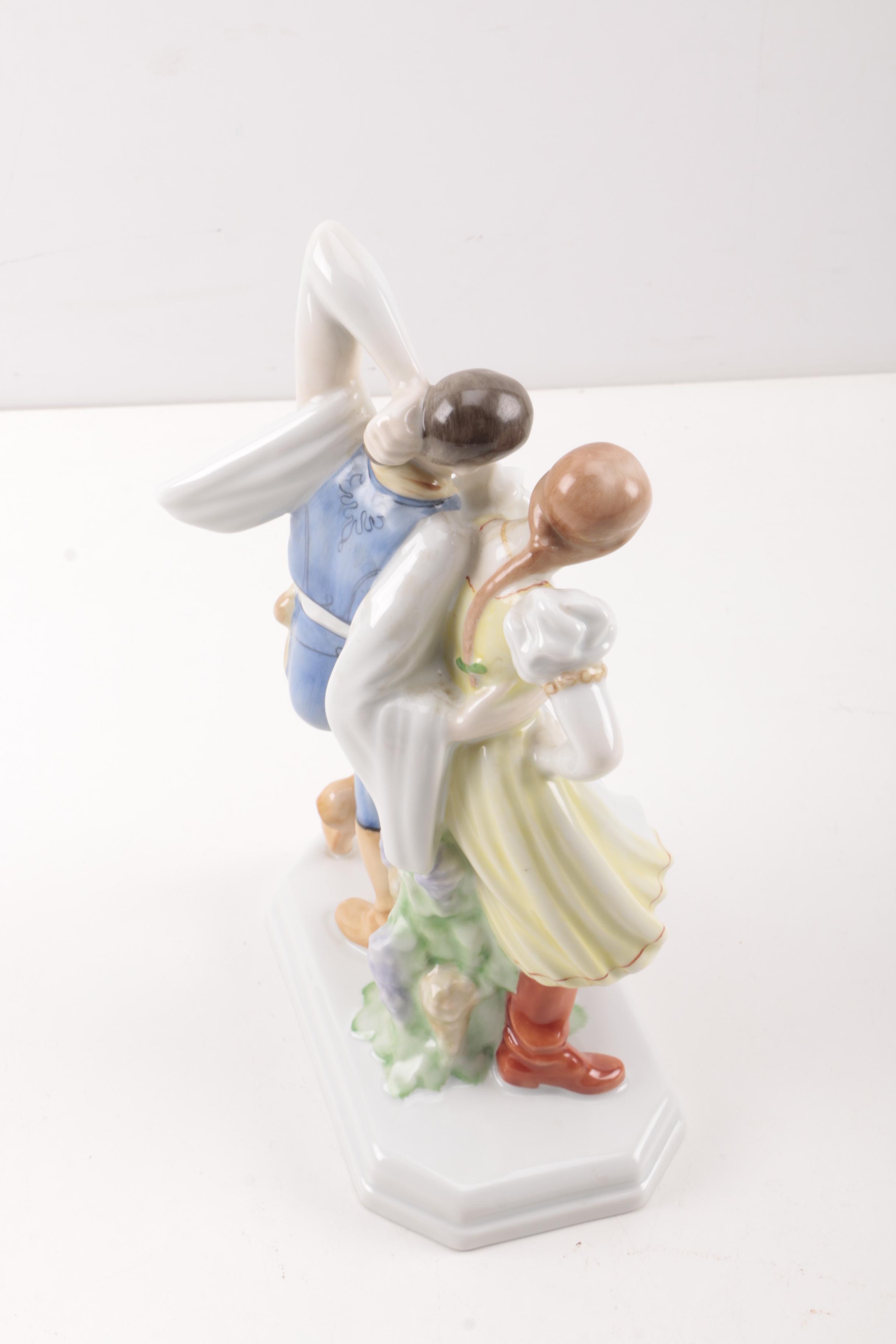 Herend "Dancing Couple" Porcelain Figurine, #5513